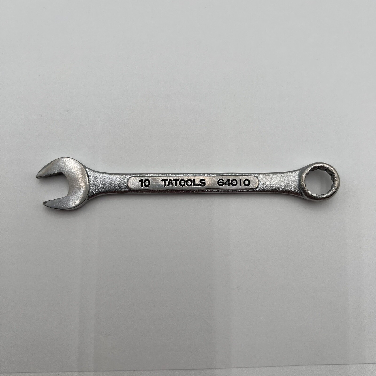TATools Combination Wrench Set 6 Pc 10, 11, 12, 13, 14, 15 MM Drop Forged Taiwan