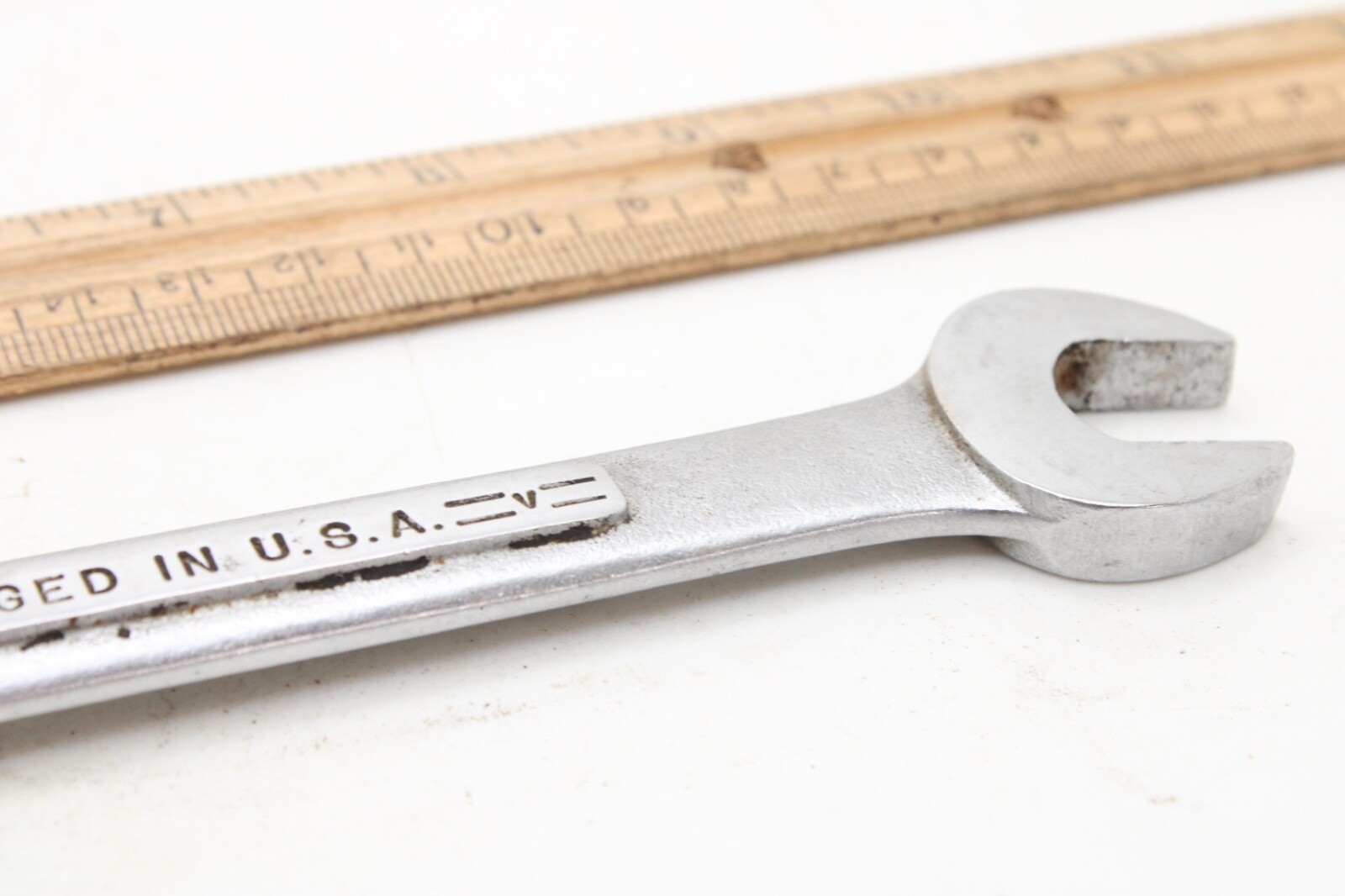 Craftsman =V= Series 15MM 12 Point Metric Combination Wrench Chrome 7.75″ USA