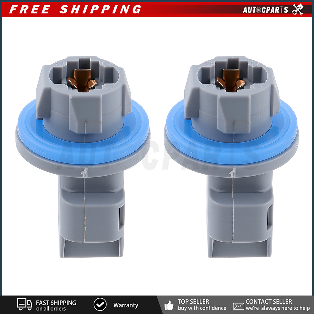 2pcs License Plate Tail Light Brake Lamp Socket for Ford F81Z13411AA AL8Z13411B