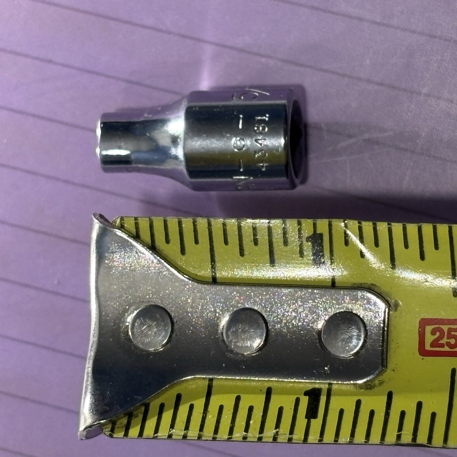 Vtg Craftsman 5/32 Standard Socket SAE 6 Point 1/4″ Drive #43481 G USA