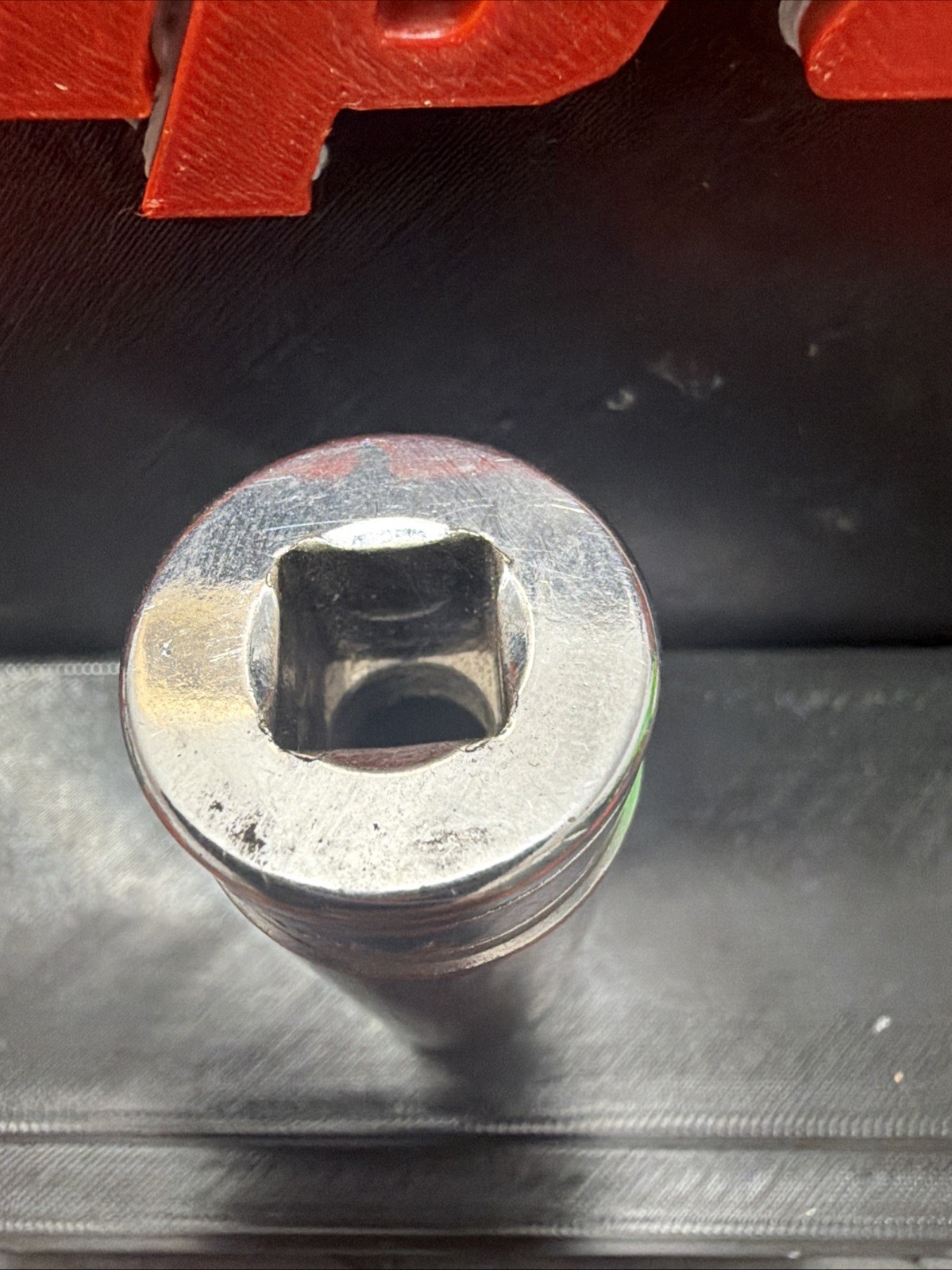 Snap-on Tools SFS241 3/4″ Chrome Deep Well 3/8 Drive 6 Point Socket ENGRAVED