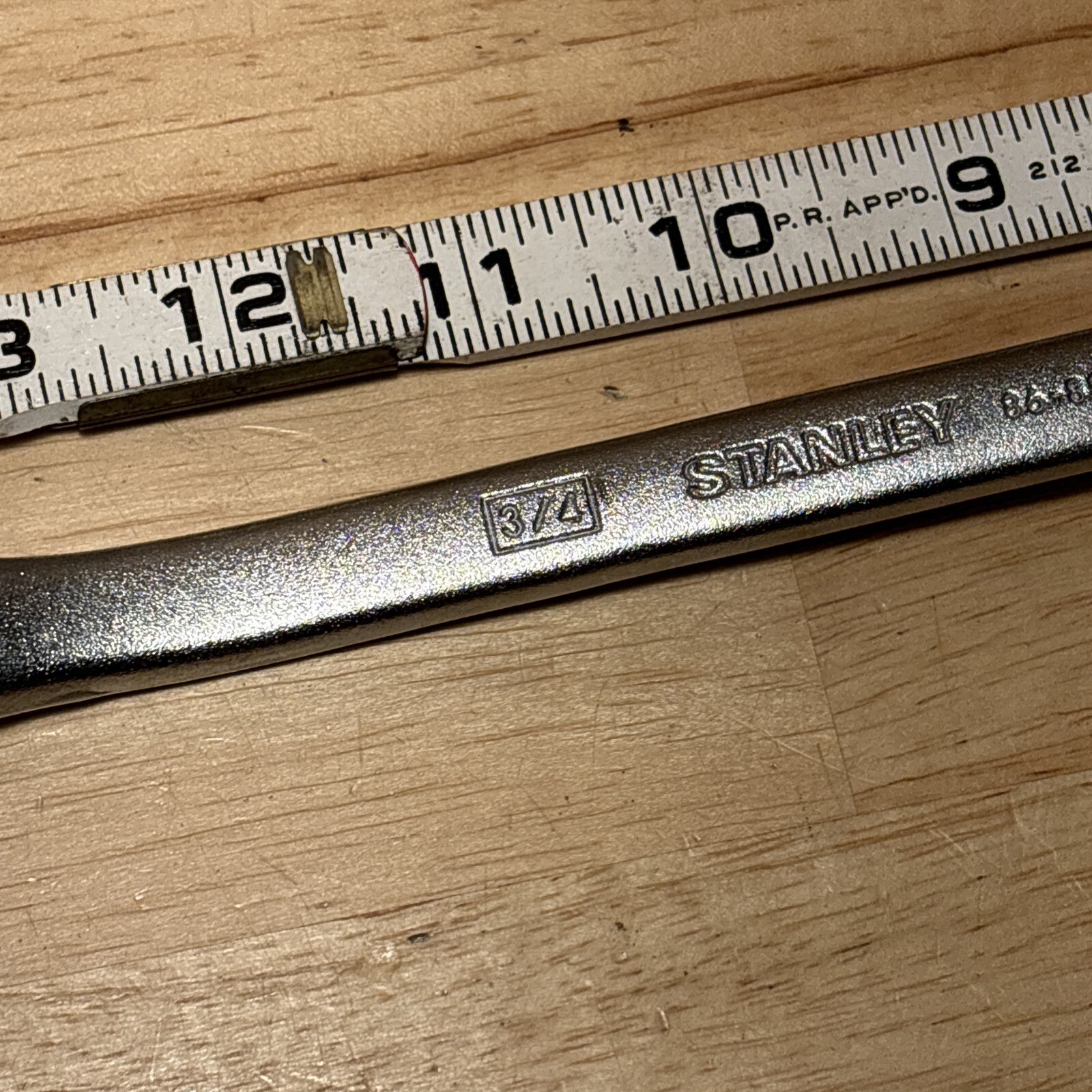 Vintage Stanley 5/8 X 3/4 Box End Wrench Made In USA 🇺🇸 Nice!