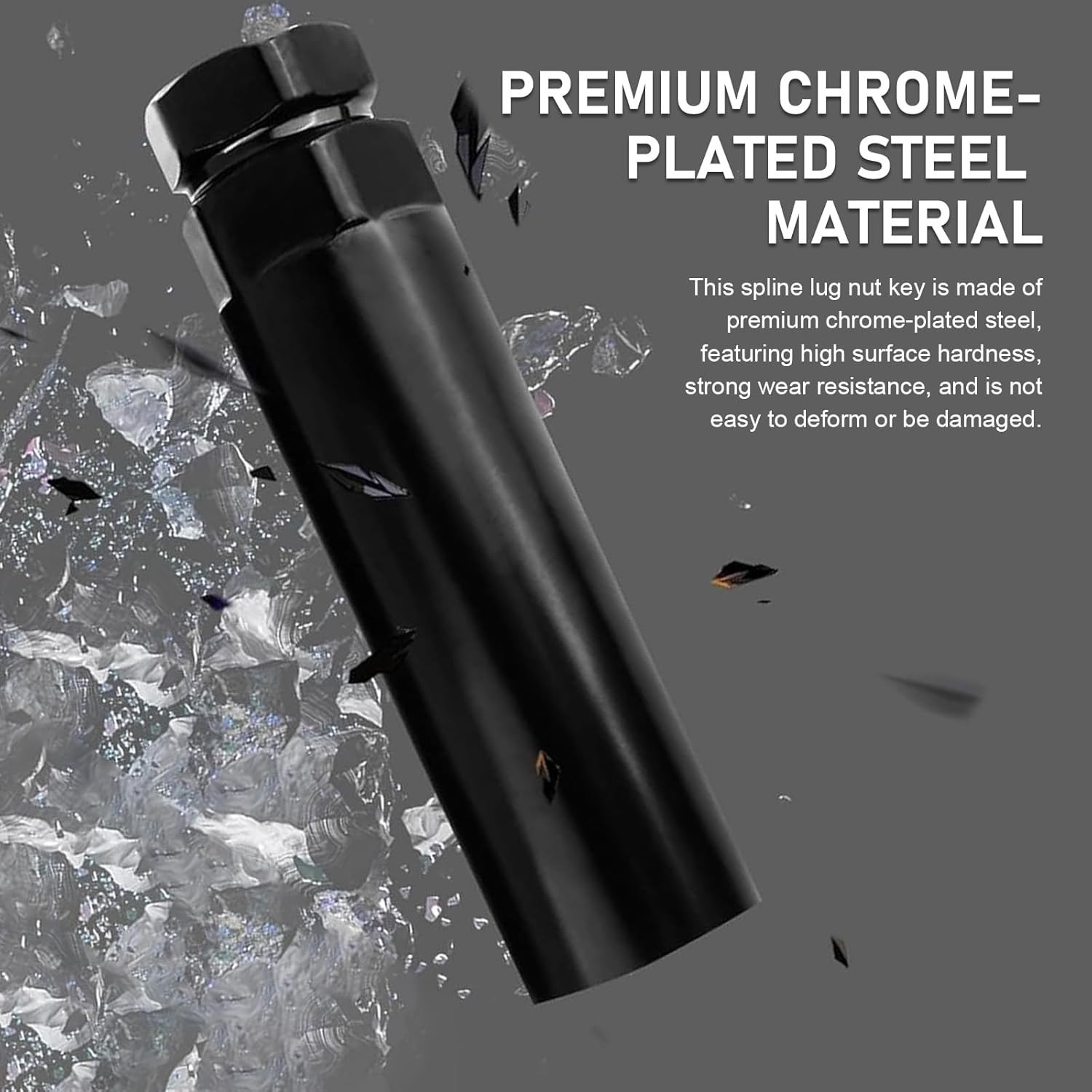 Versatile 6 Spline Alloy Steel Lug Nut Tool – Fits Most Vehicles with Ease