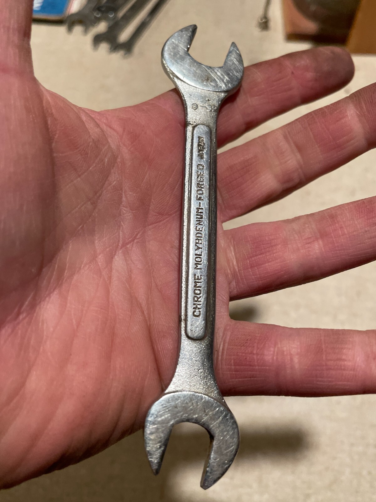 VTG ETC – Industrial Wrench 3/8 7/16 chrome molybdenum forged japan