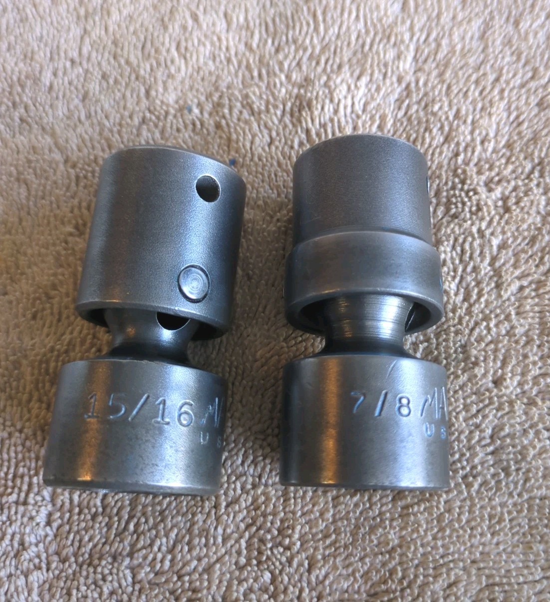 MAC TOOLS 1/2 Drive 6 Point Swivel Shallow Impact Socket Set 6 Piece USA