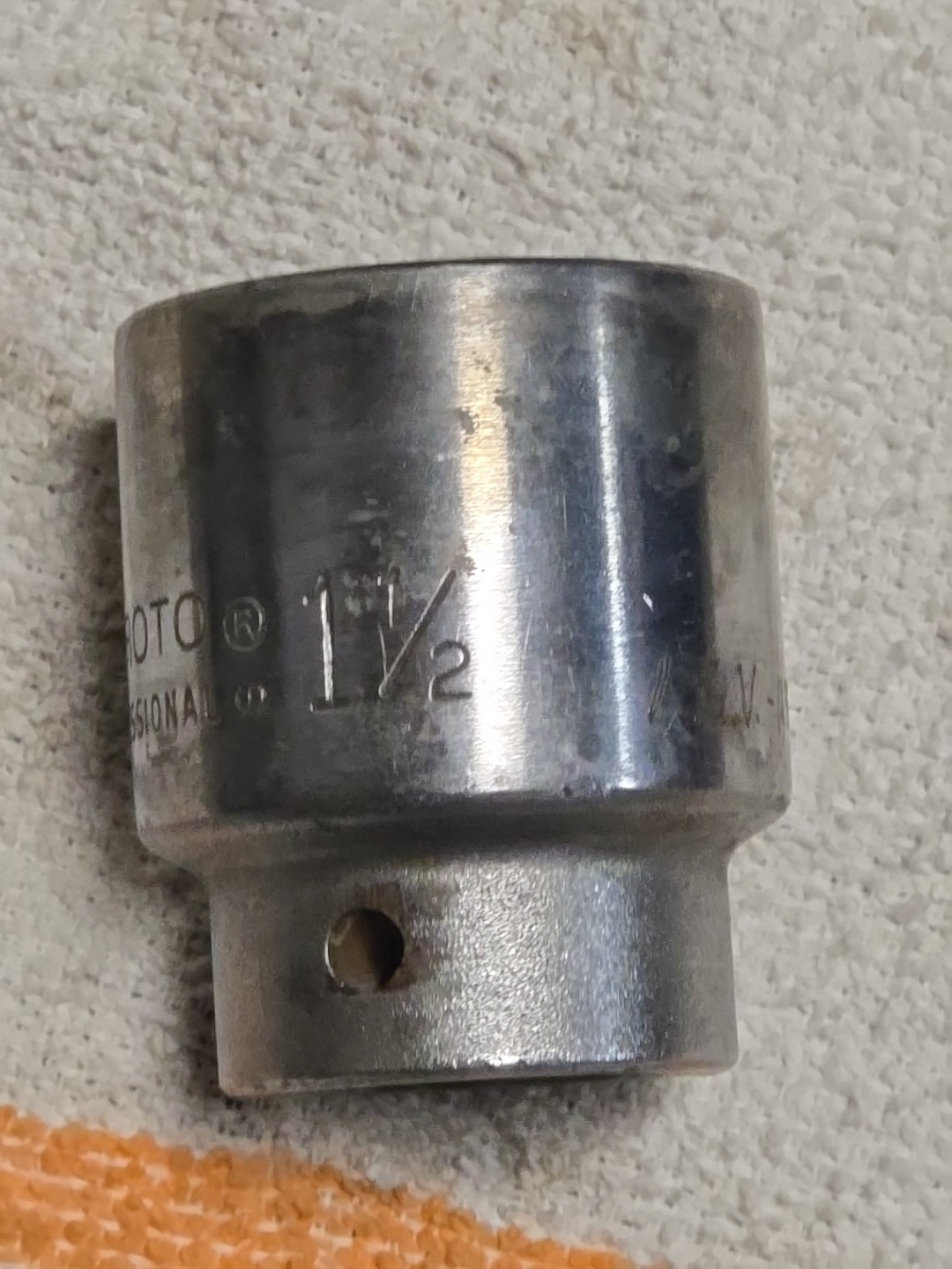 Proto 5548 1 1/2 Inch 3/4 Drive 12 Point Socket USA Made