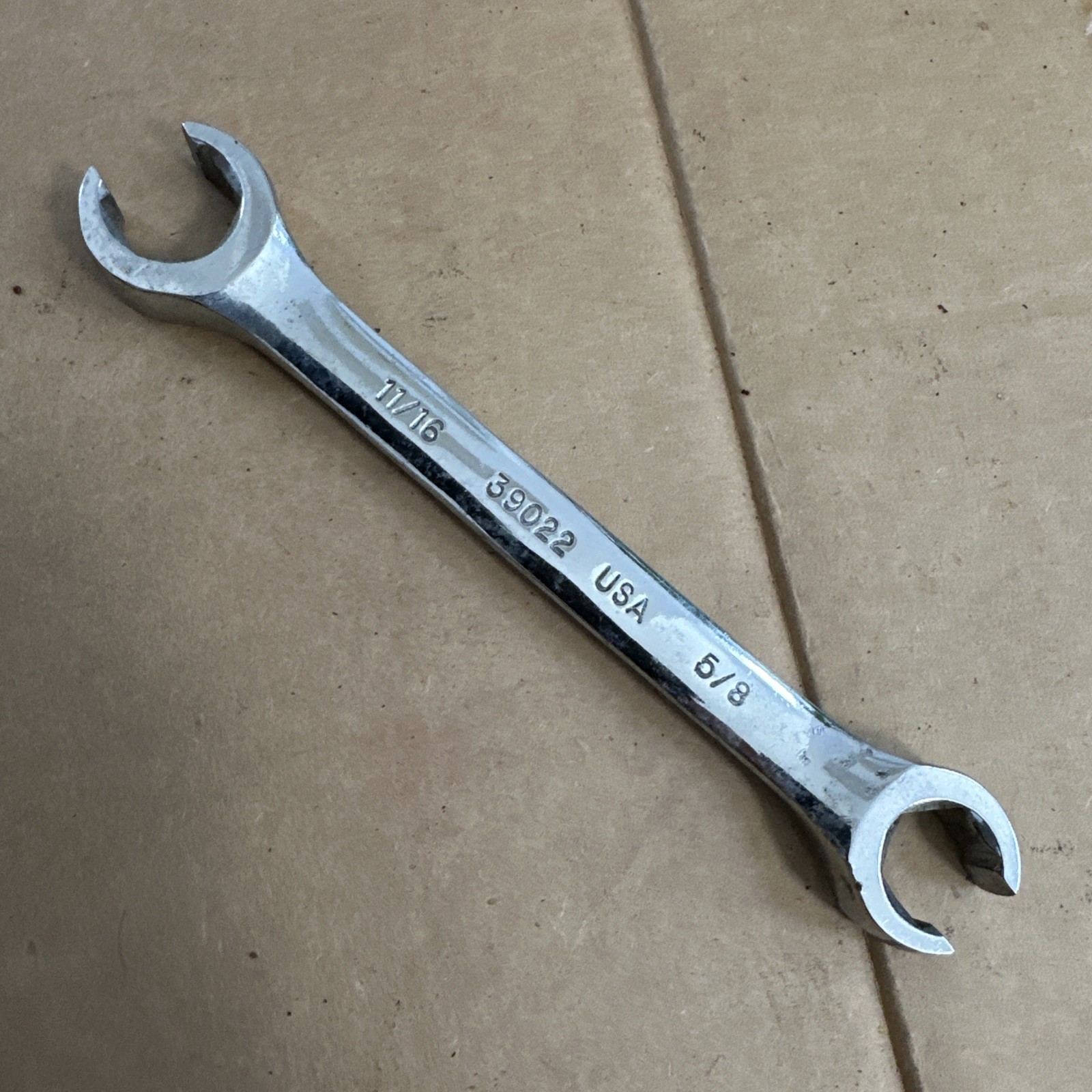 Husky 5/8″ X 11/16″ 6 Point Flare Nut Line Wrench 39022 USA