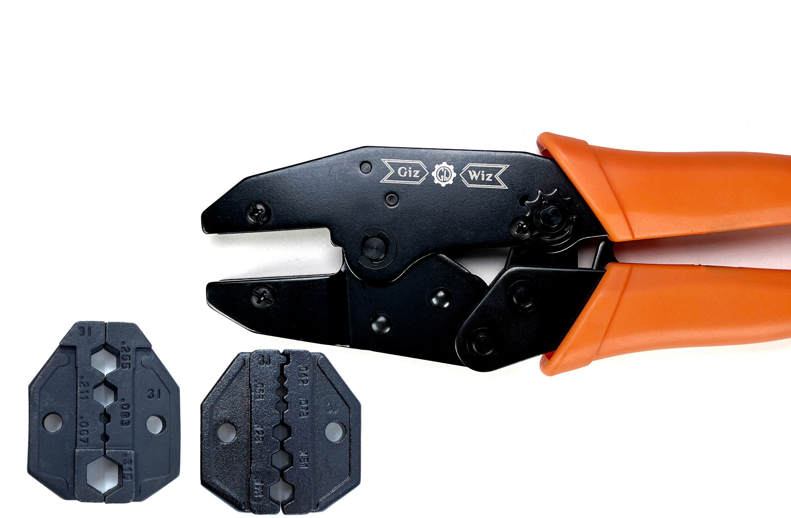 Interchangeable Ratchet Crimping Tool G-LFM + Dies HT-3J & HT-3I Belden 8218