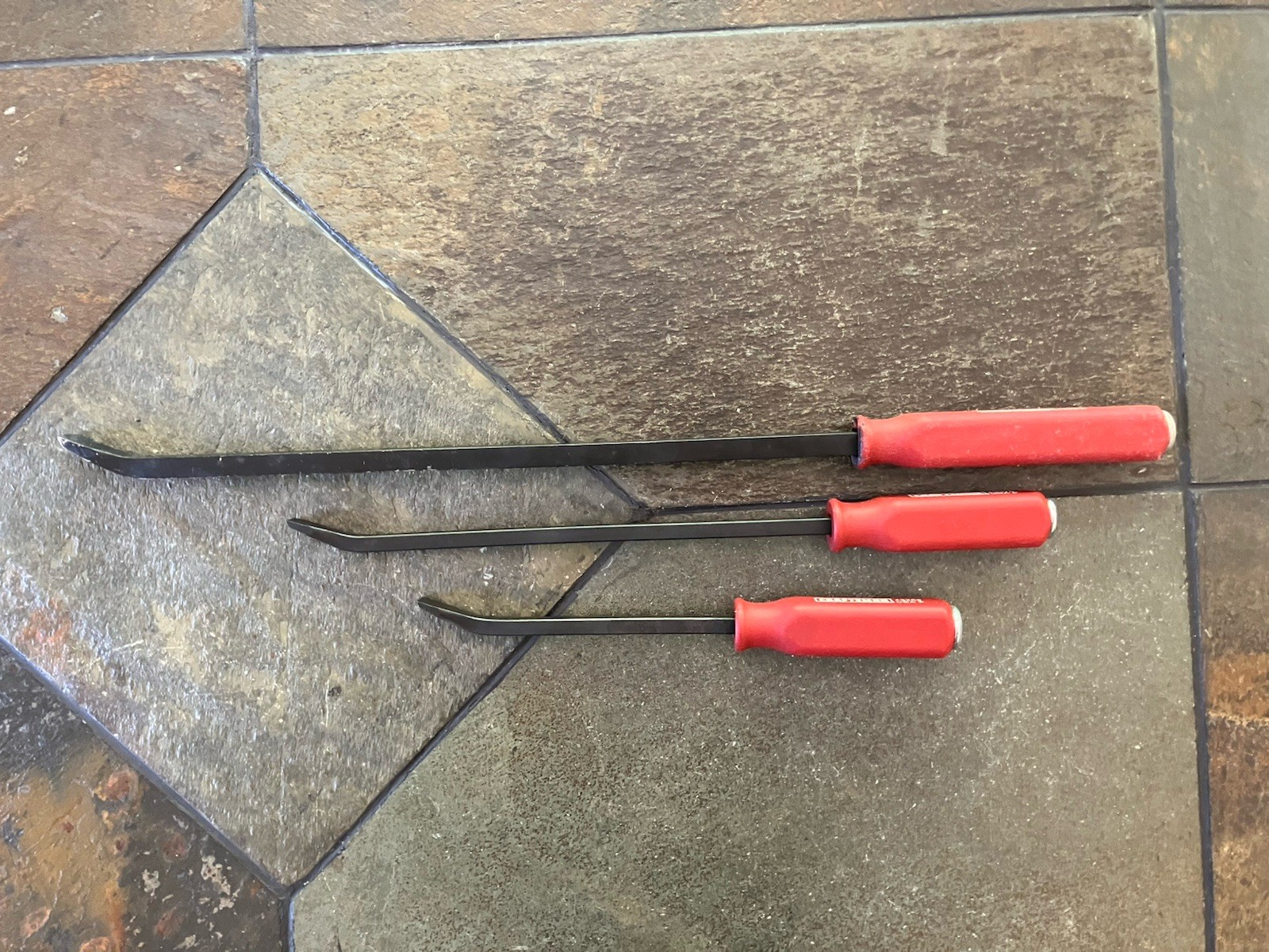 Craftsman 43383 43370 43369 3 Pc. Strike Cap Pry Bar Set 12″ 17″ 25″ / USA