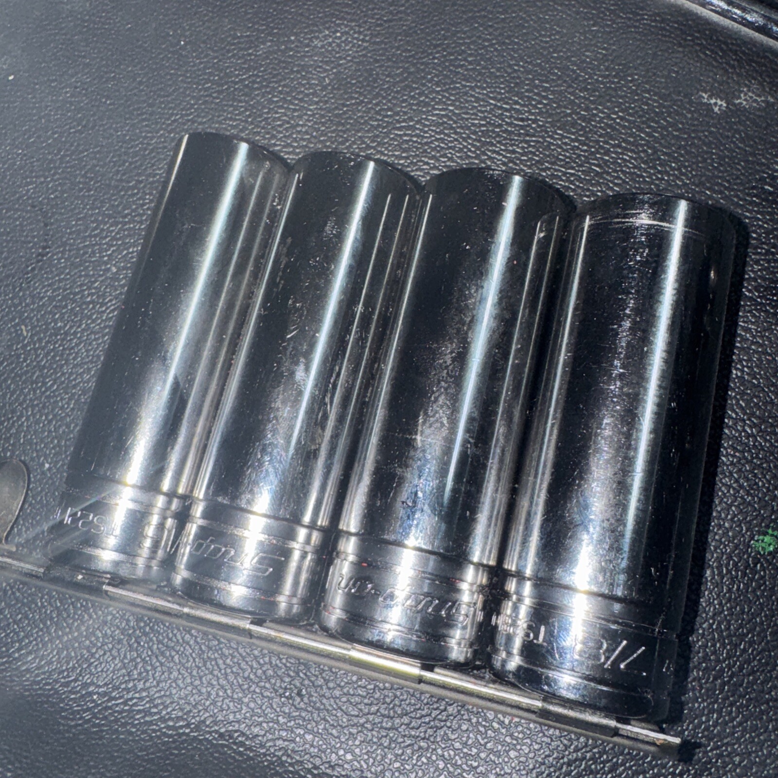 Snap On 6 Point Deep Socket Set 1/2 Drive 7/8,13/16,3/4,11/16 New