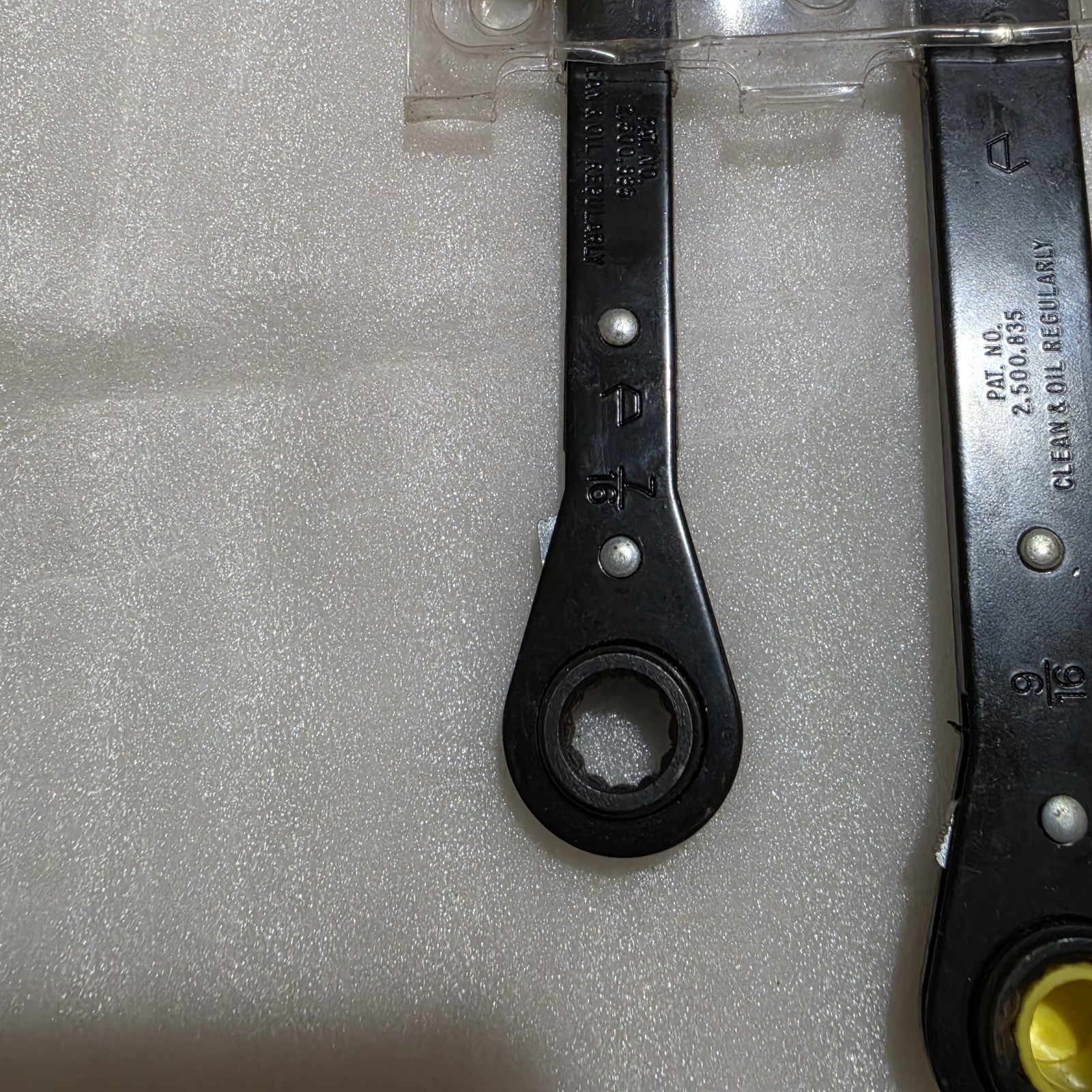 Craftsman USA 4 In One Wrench Set. #42501. 12 Pt, 2 Wrenches 8 SAE Sizes. NOS. B