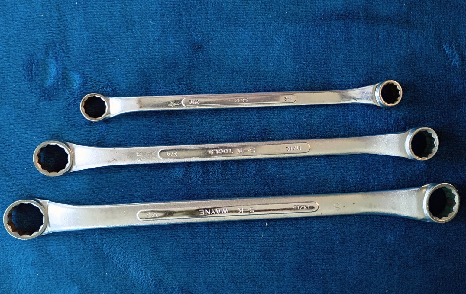 SK Tools Box Wrench Lot Of 3 B-2024, B2628, B1618