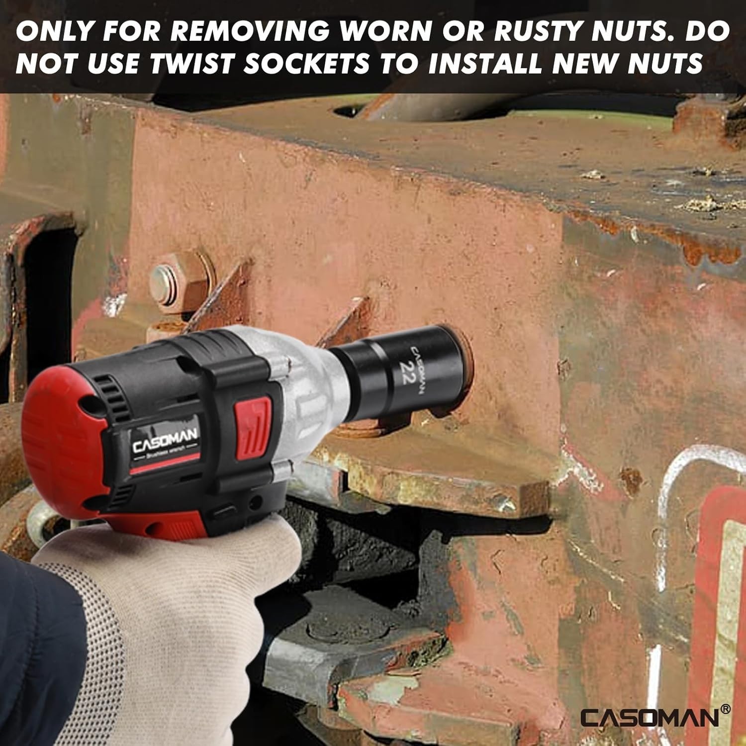 Corrosion-Resistant 5-Piece 1/2″ Dr. Twist Socket Set – Heavy-Duty Tools