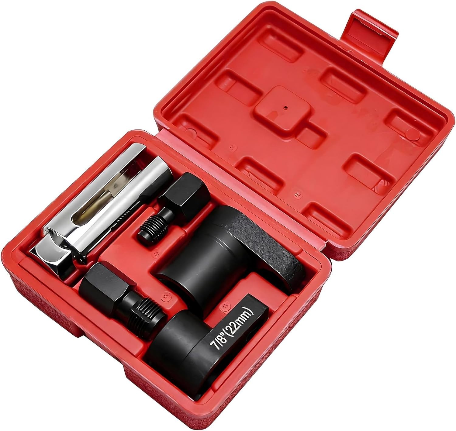 5-Piece Oxygen Sensor Tool Kit – Chromium-Vanadium Steel for Easy Repairs