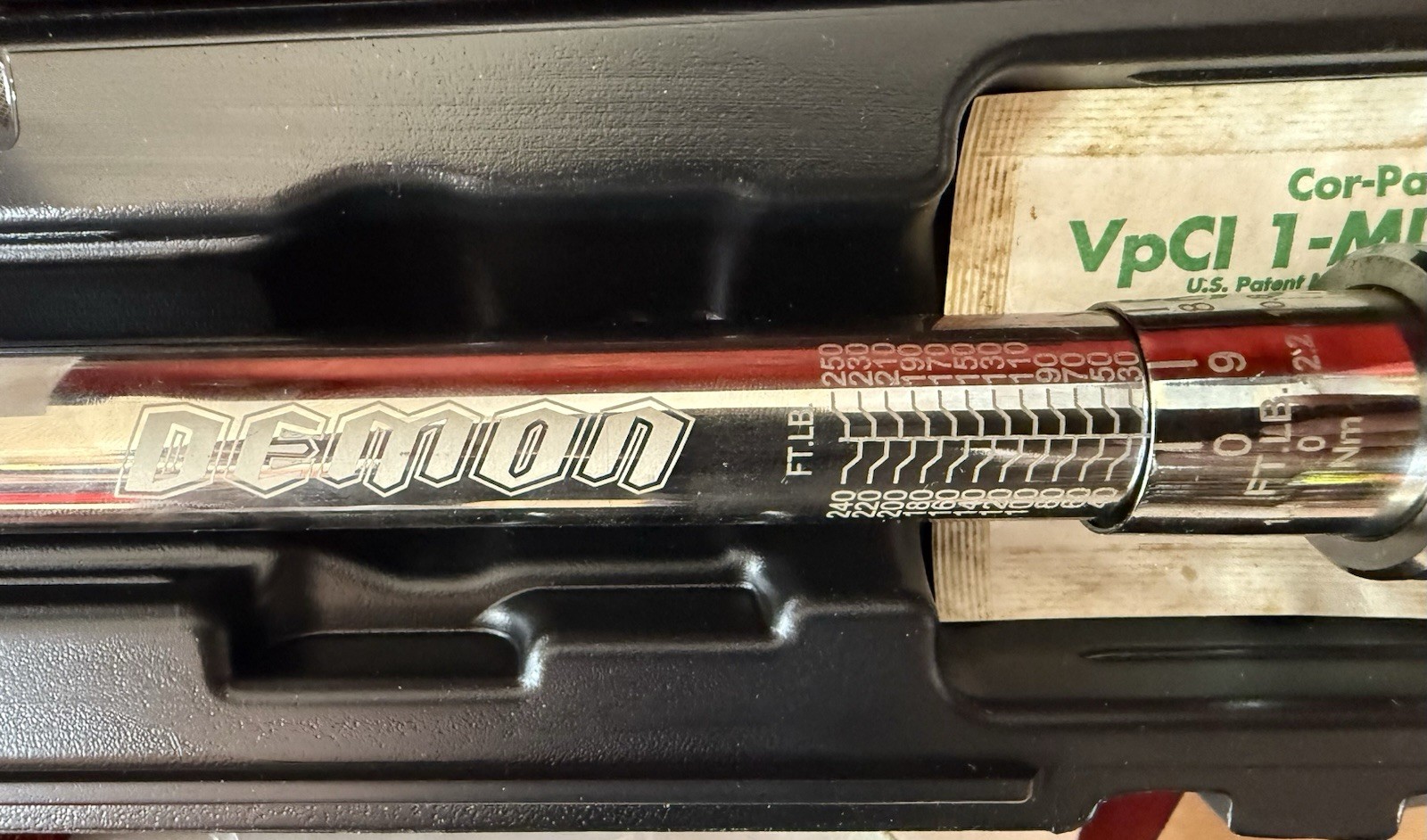 Dodge Demon SRT Snap-on Torque Wrench 1/2in Drive 50-250 ft-lb Ratcheting
