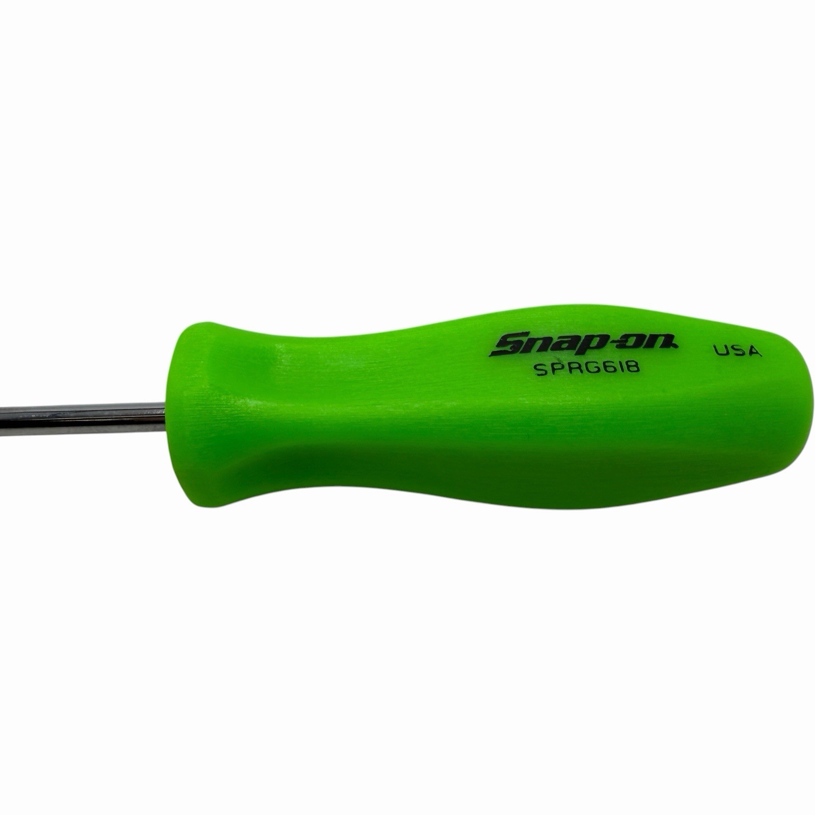 Snap On Tools Push Pull Spring Tool Groove Green SPRG618G 6 Inch Shaft
