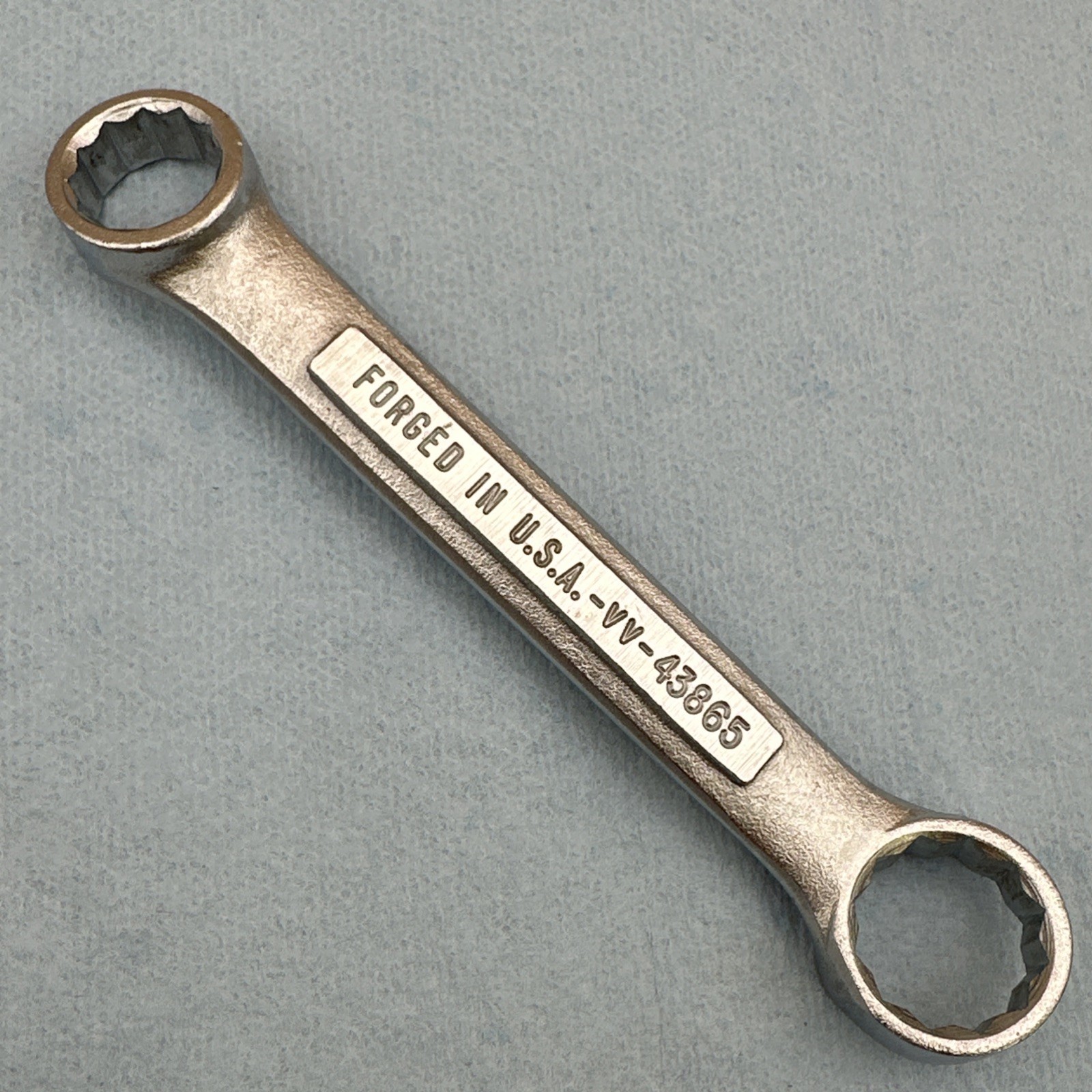 Craftsman USA 5/8” X 3/4” Stubby Double Box Wrench 12 Point -VV- 43865 Excellent