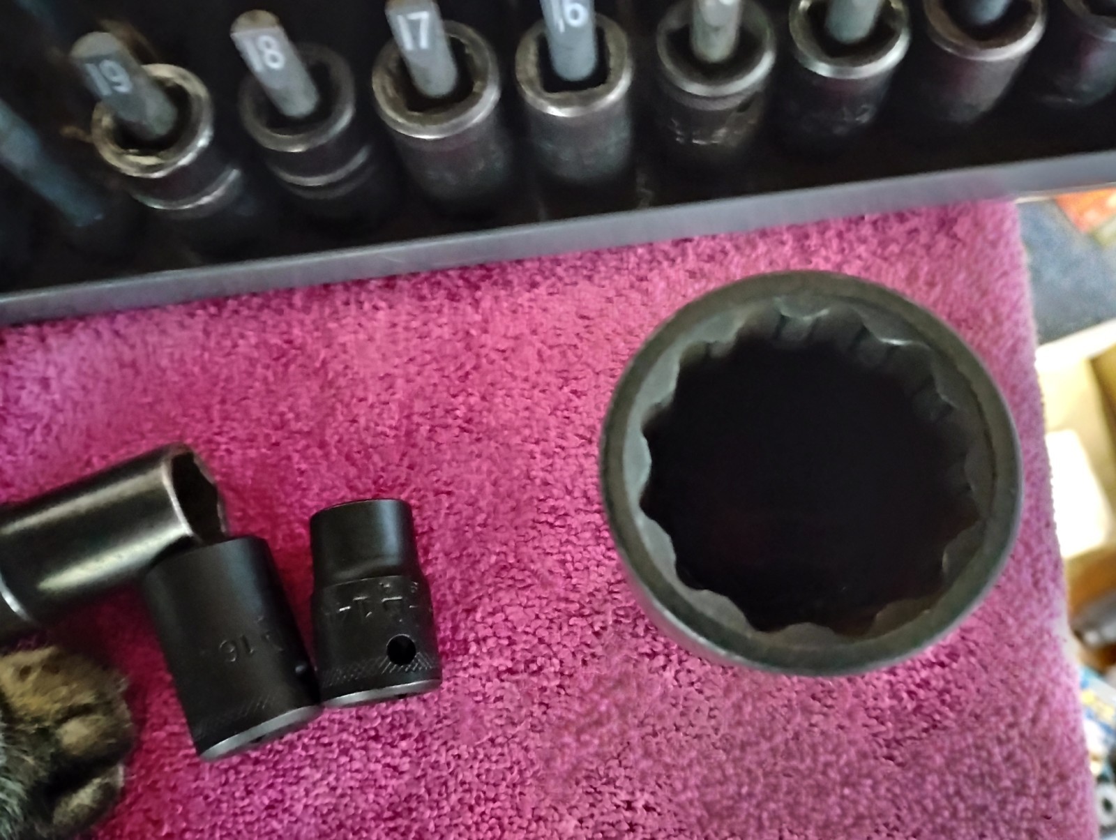 Snap -On & MAC 1/2dr Metric Impact Sockets Deep & Shallow Plus Grey Pneumatic .