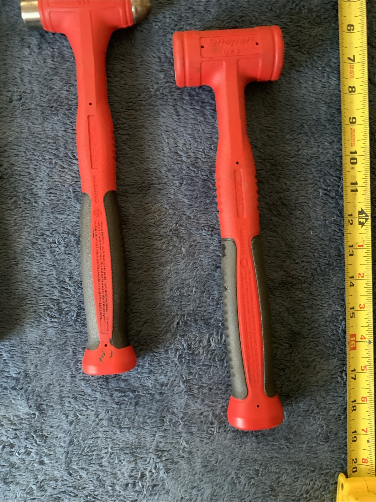Snap On 3pc Hammer Set…see Pics….hbbd24, Hbbd8, Hbfe16….