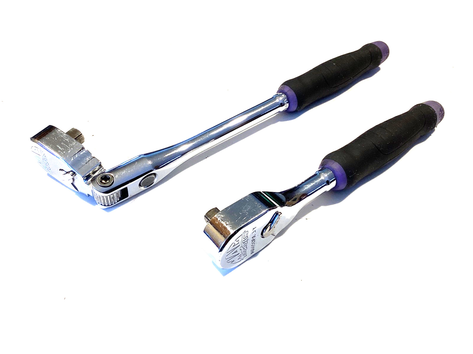 Mac Tool 2 Piece PURPLE 1/4″ Drive Limited Edition Ratchet Set MR990LFPA MR690PA