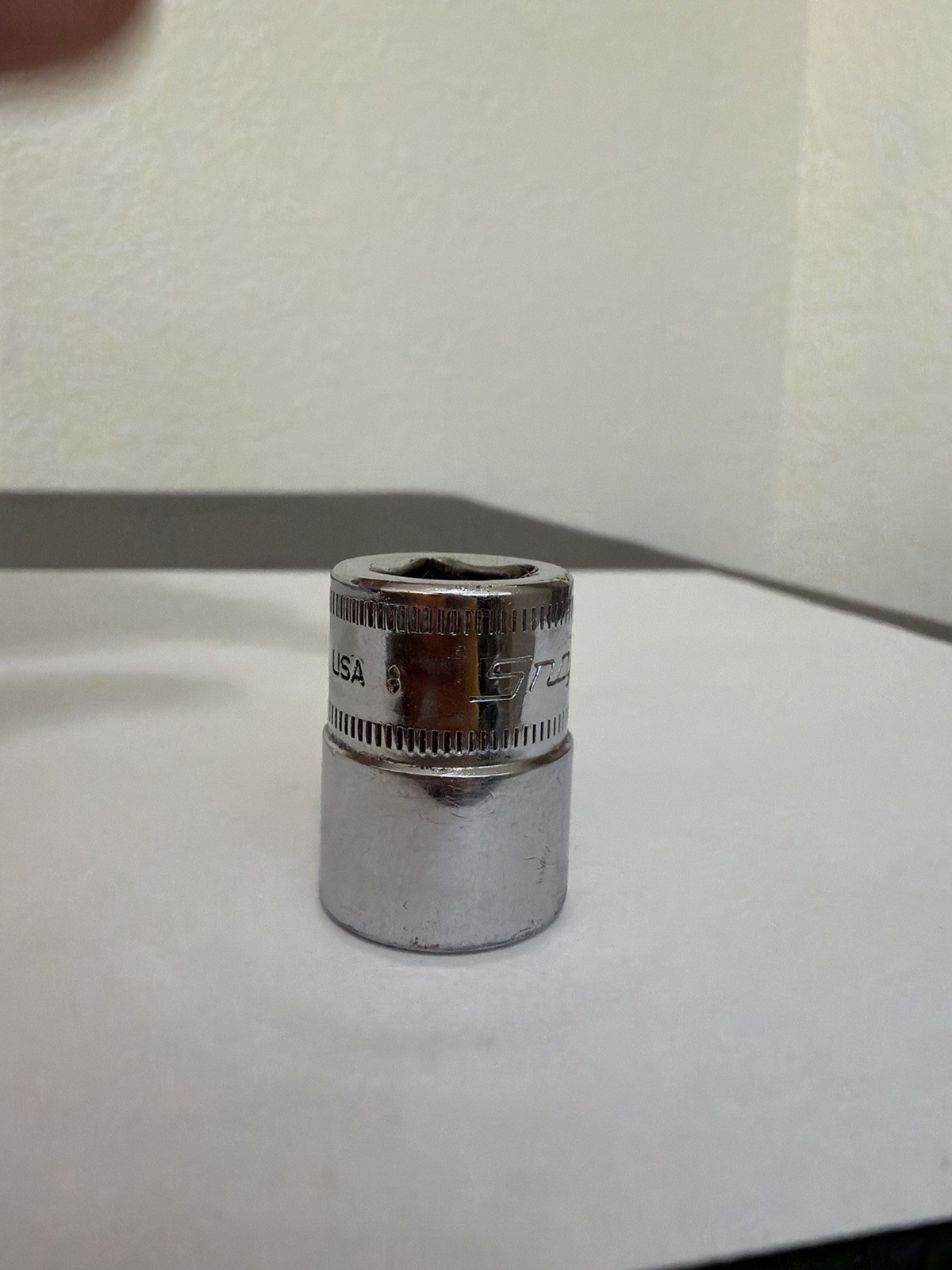 Snap-On Tools 3/8″ Dr. 14mm Metric 6 Point Shallow Chrome Socket FSM141A USA