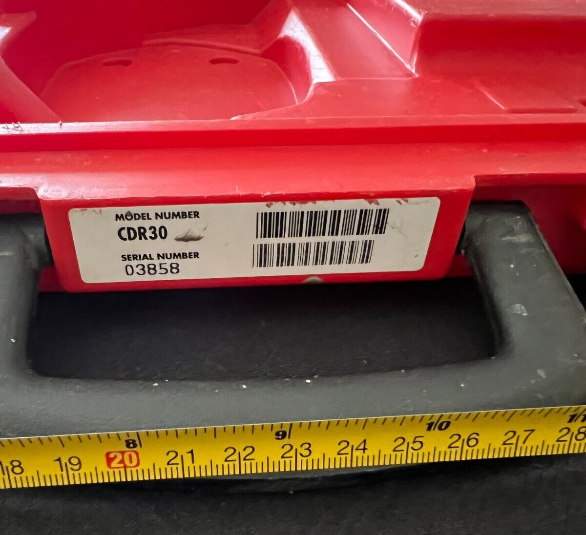 Snap-On Cordless Power Tools Case, PB123 EMPTY Case ONLY, Model CDR30