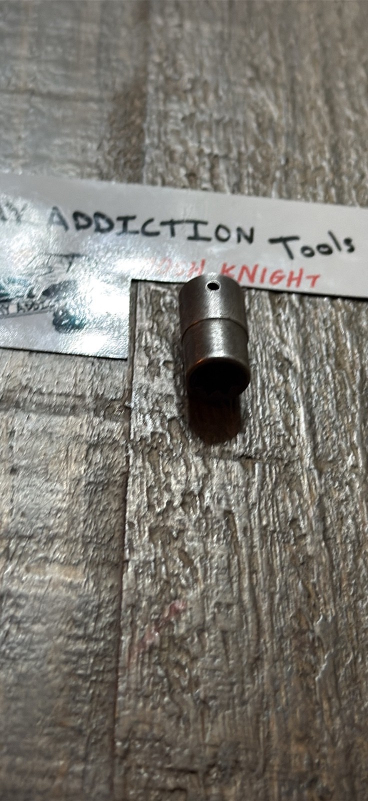 Vintage Snap-On TM-408-E 1/4” Drive 1/4” 8-Point Double Square Socket USA