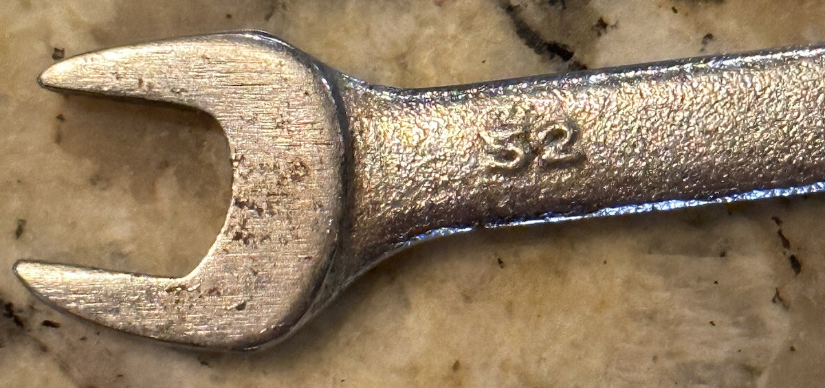 Vintage Showa 9/16 In X 5/8 In SAE Open End Wrench Japan
