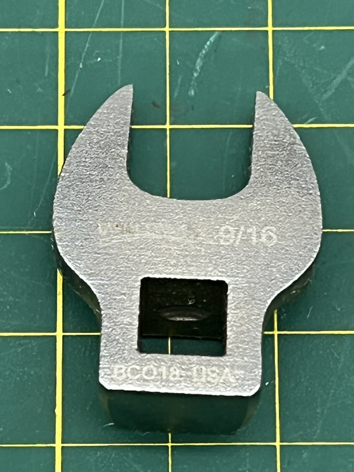 Williams 9/16” SAE Satin Chrome 3/8″ Dr Open End Crowfoot Wrench – BCO18 – USA