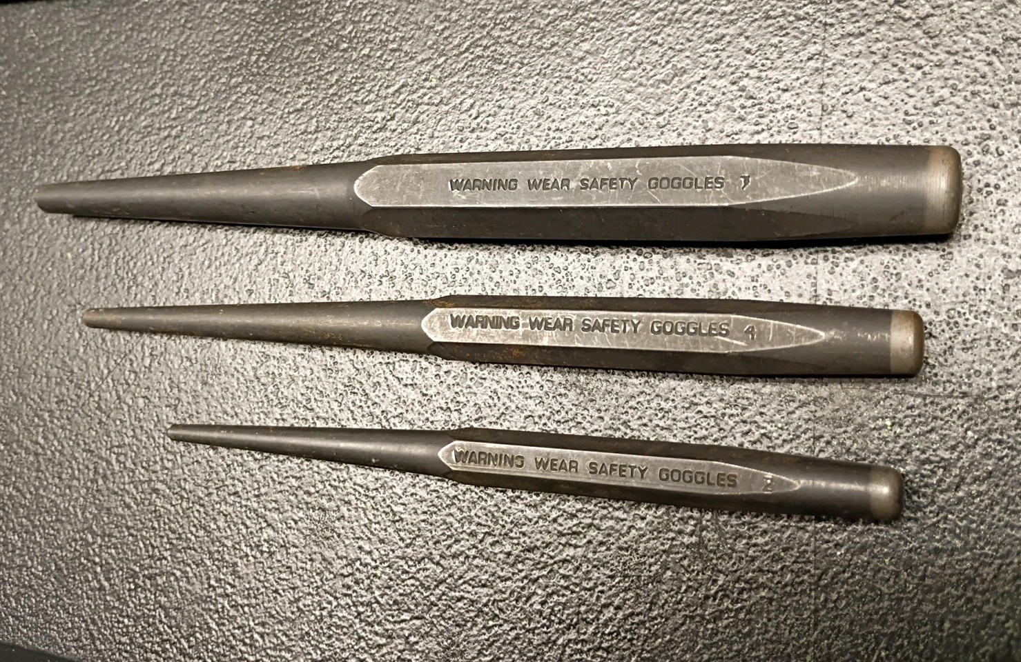 Snap-On Tools USA Starter Punch Set Of 3 1/4″ 5/32″ 1/8″