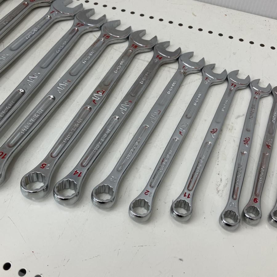 MAC TOOLS M7CL440 M24CL440 18pc Metric Combination Wrench Set Long Pattern 12 PT