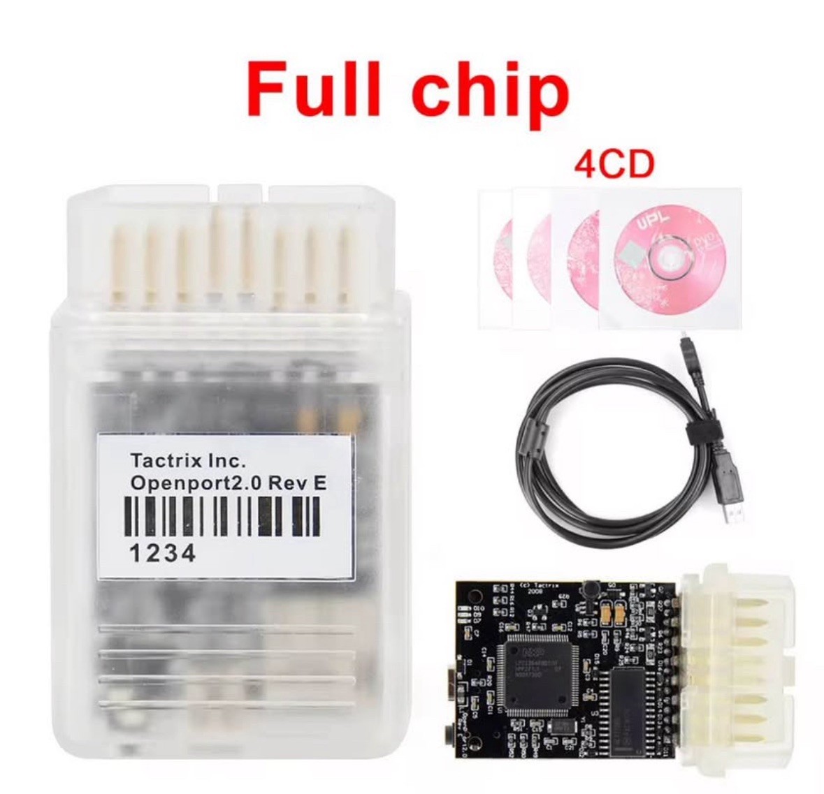 OBD2 K-CAN Diagnostic Cable for Openport 2.0 ECU USA SHIPPING