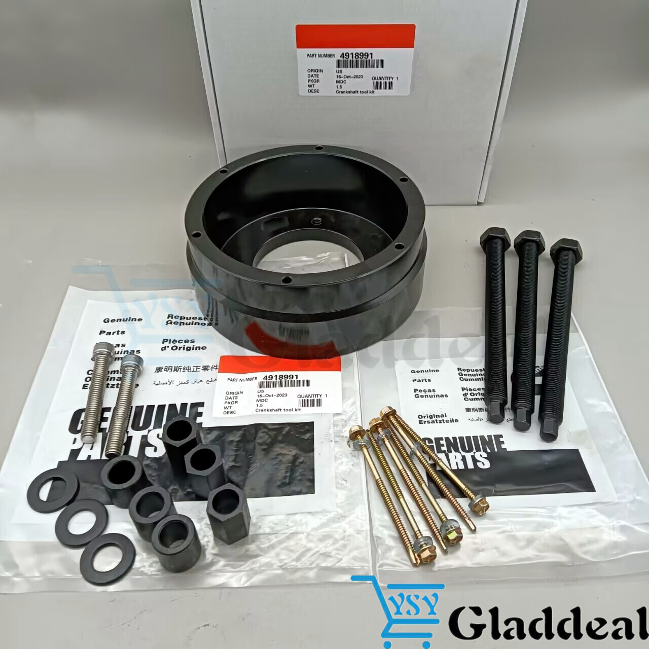 Genuine For Cummins ISX12 ISX15 Front Crankshaft Seal & Wear Sleeve Remover