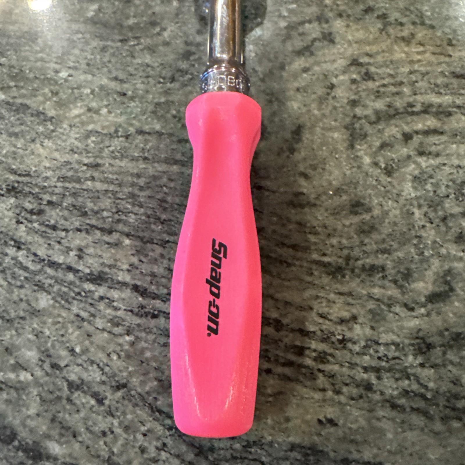 Snap On shd80a 1/2” drive hard handle ratchet pink 11-5/8” long