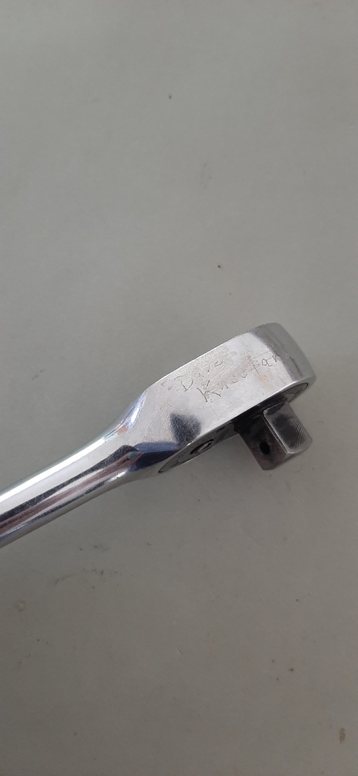 Snap-on Tools F726B 3/8″ Drive Ratchet Black Hard Handle USA Read Descript 607
