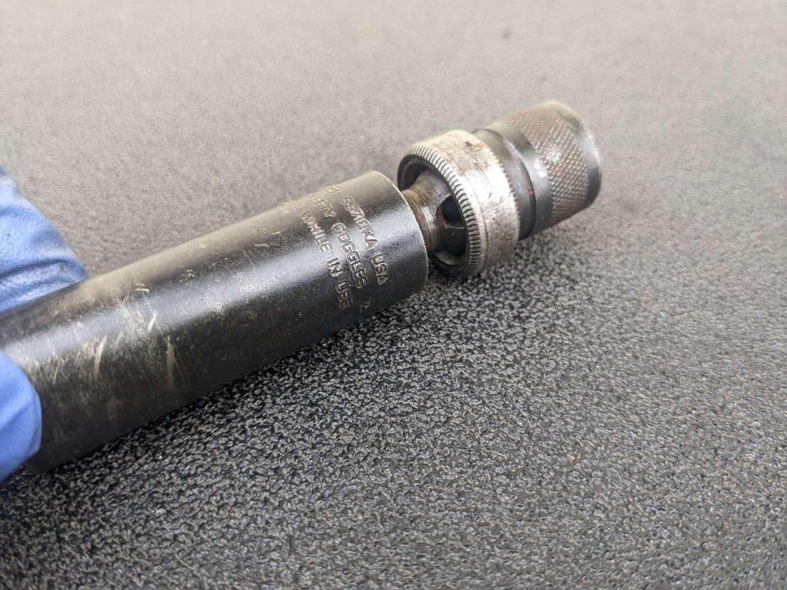 #bm475 SNAP-ON S9710KA 3/8″ DRIVE 5/8″ DEEP UNIVERSAL FLEX Spark Plug SOCKET