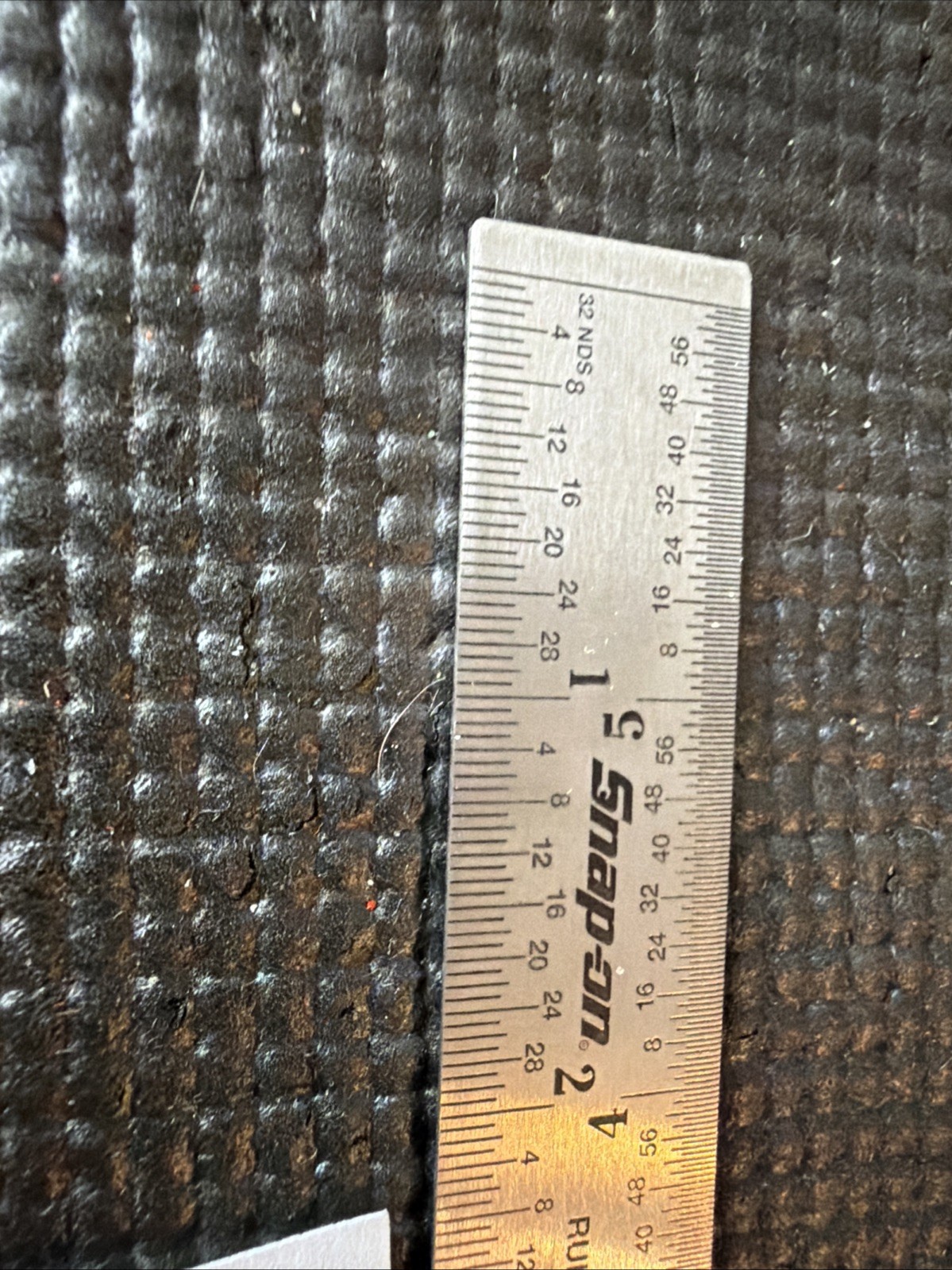 Snap-on Tools USA 6″ Straight Edge 1/32″ & 1/64″ Grad. Steel Ruler RULER600