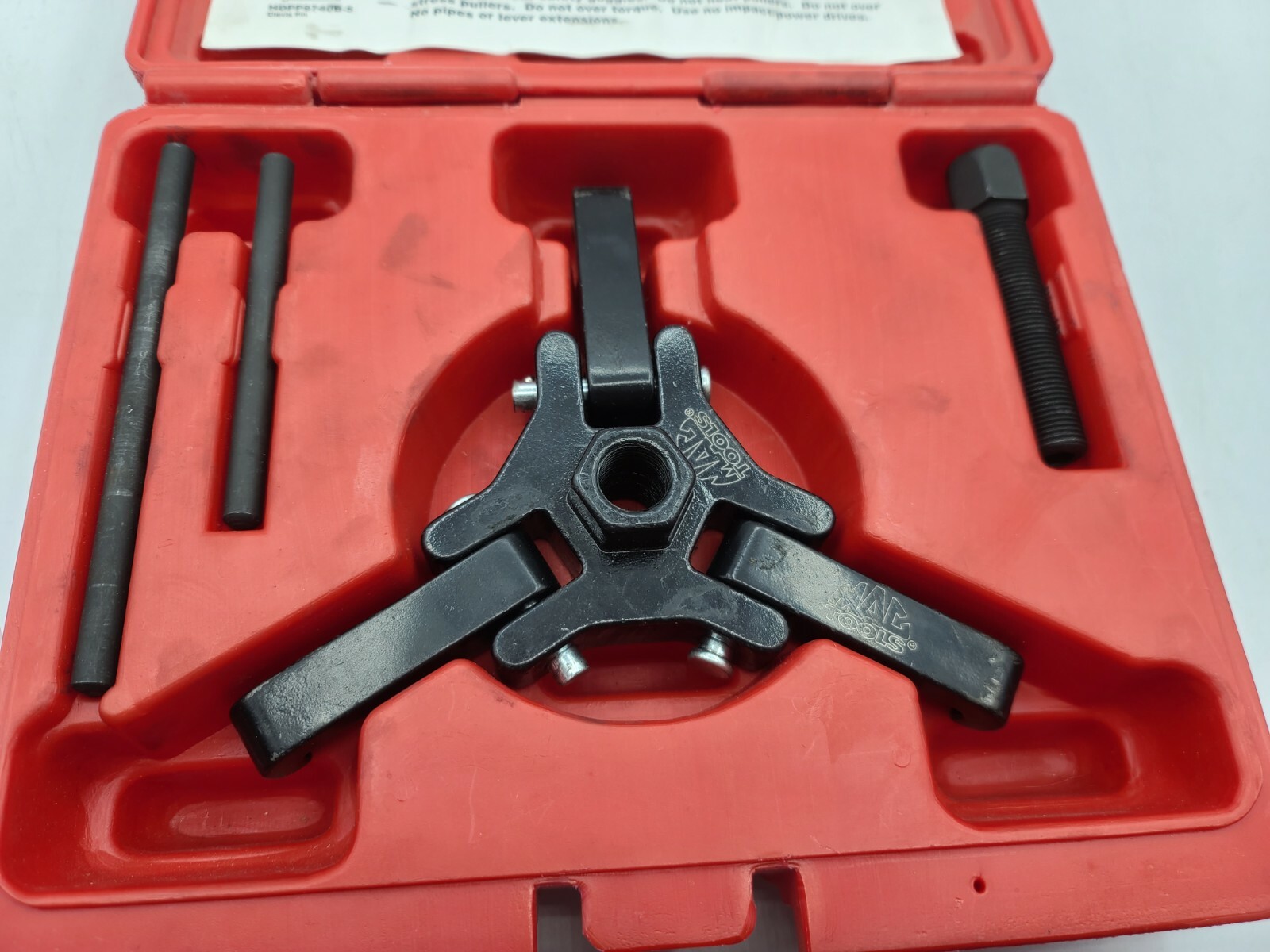 Mac Tools Harmonic Pulley Puller with 2 Push Rods HDPP9740B -USED- TT595