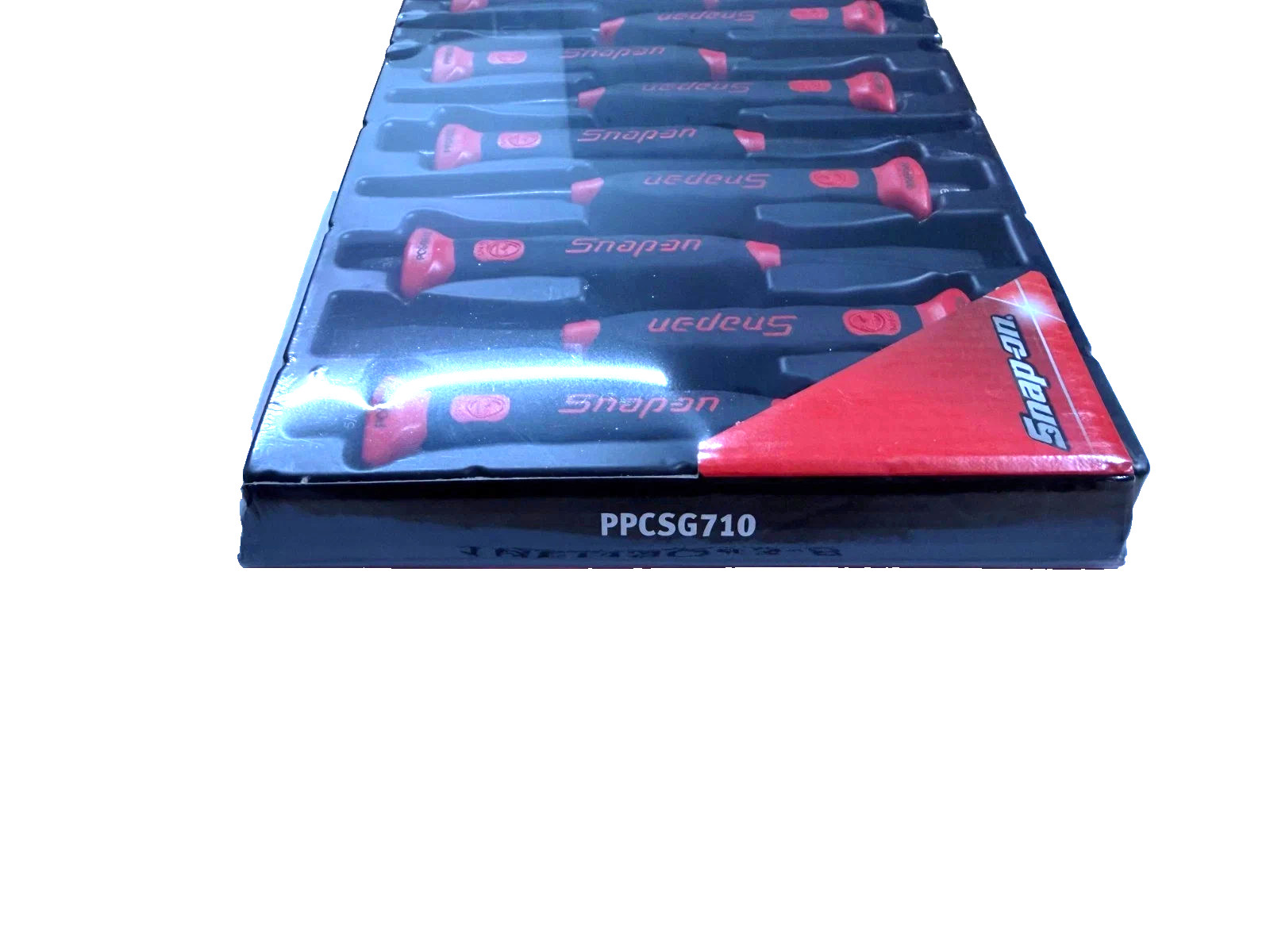 Snap-on Tools RED 10 Piece Soft Grip Punch and Chisel Set PPCSG710R NEW SEALED
