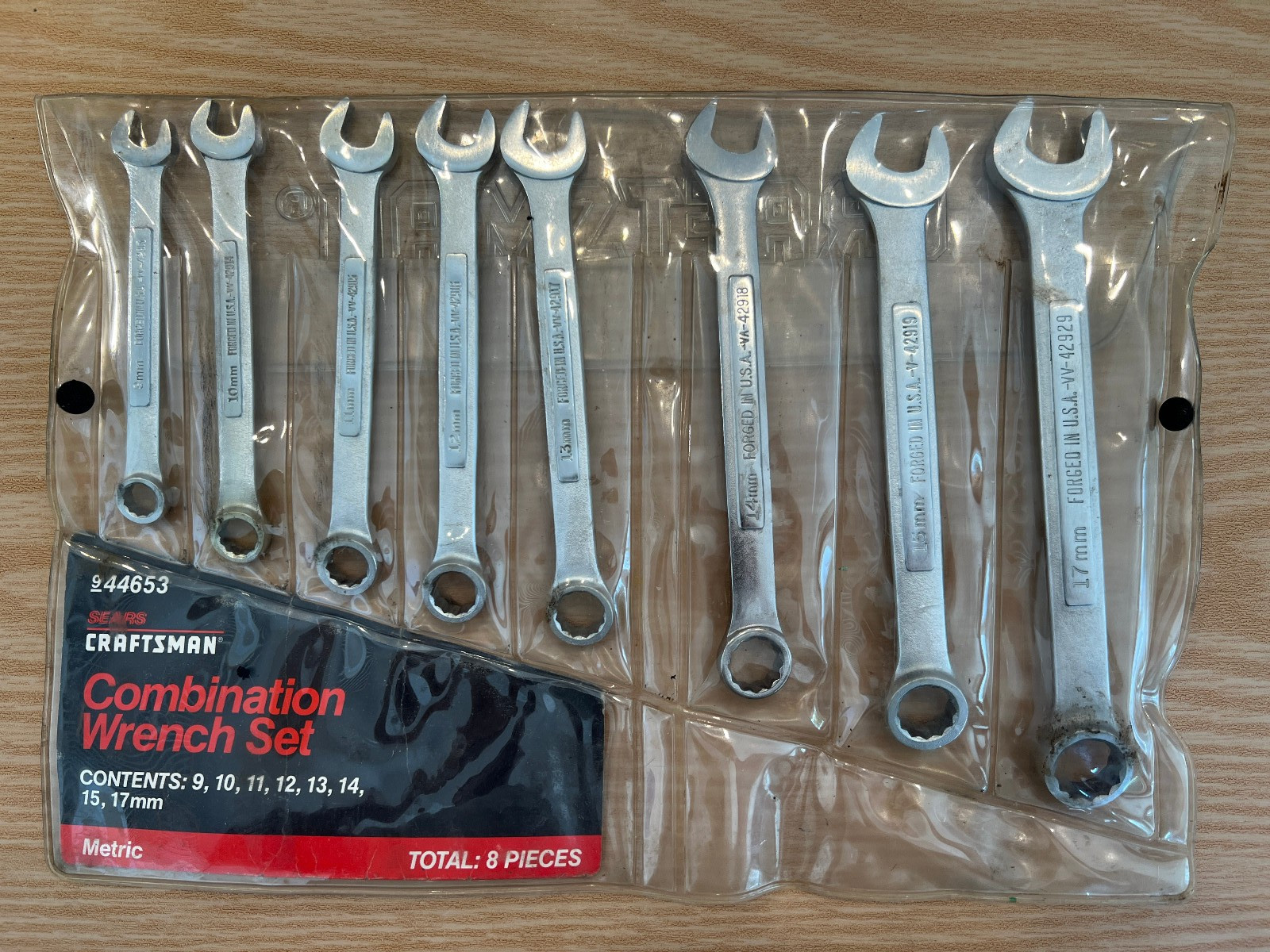 *Read description* Vintage Craftsman 8-Piece Metric Wrench Set 9- 17mm