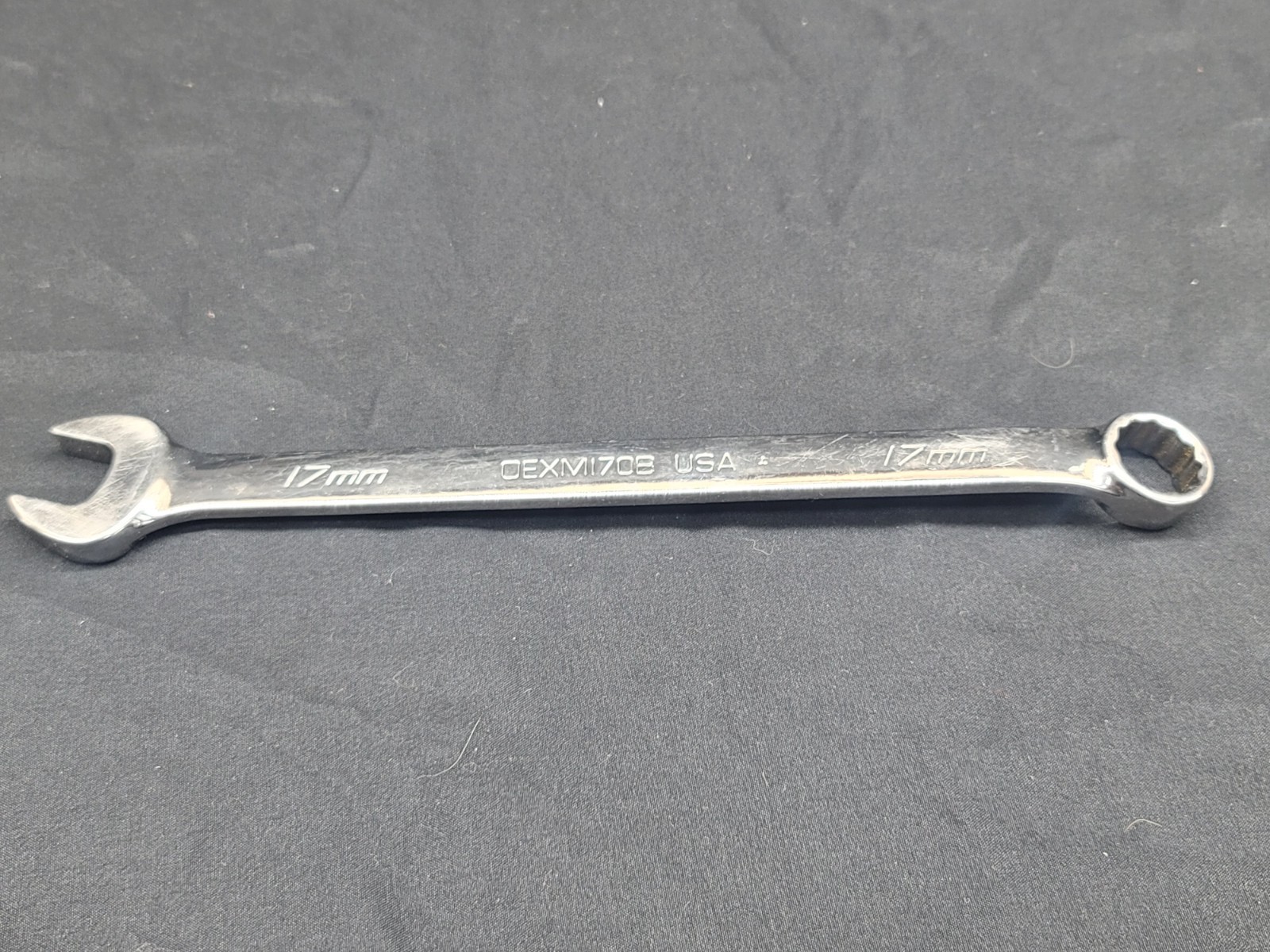 Snap On Tools USA Metric OEXM170B 17mm Chrome Combination Wrench 12 Point