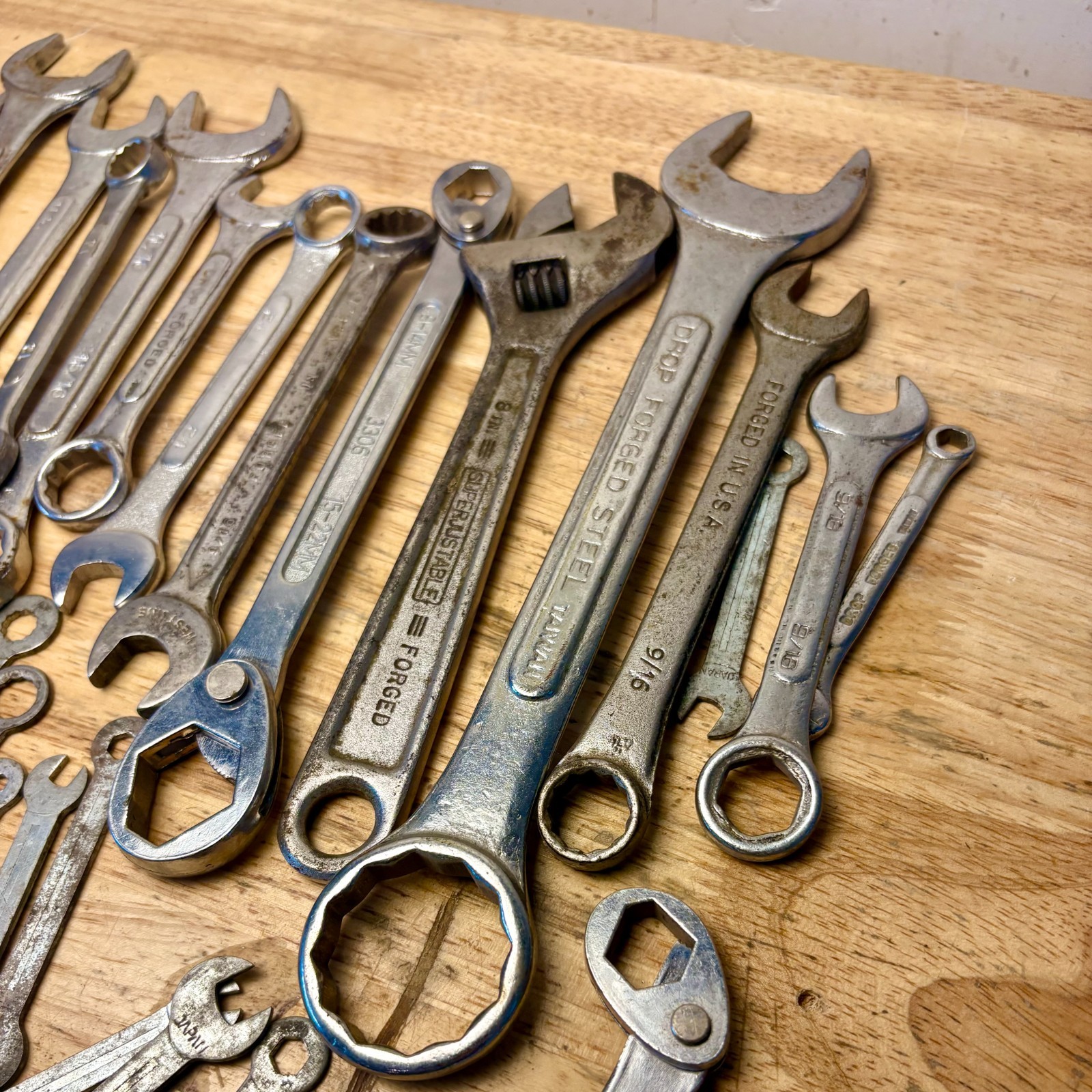 36 Pc Mixed Wrench Lot Mechanic Hand Tools SAE Metric Assorted Unbranded Set