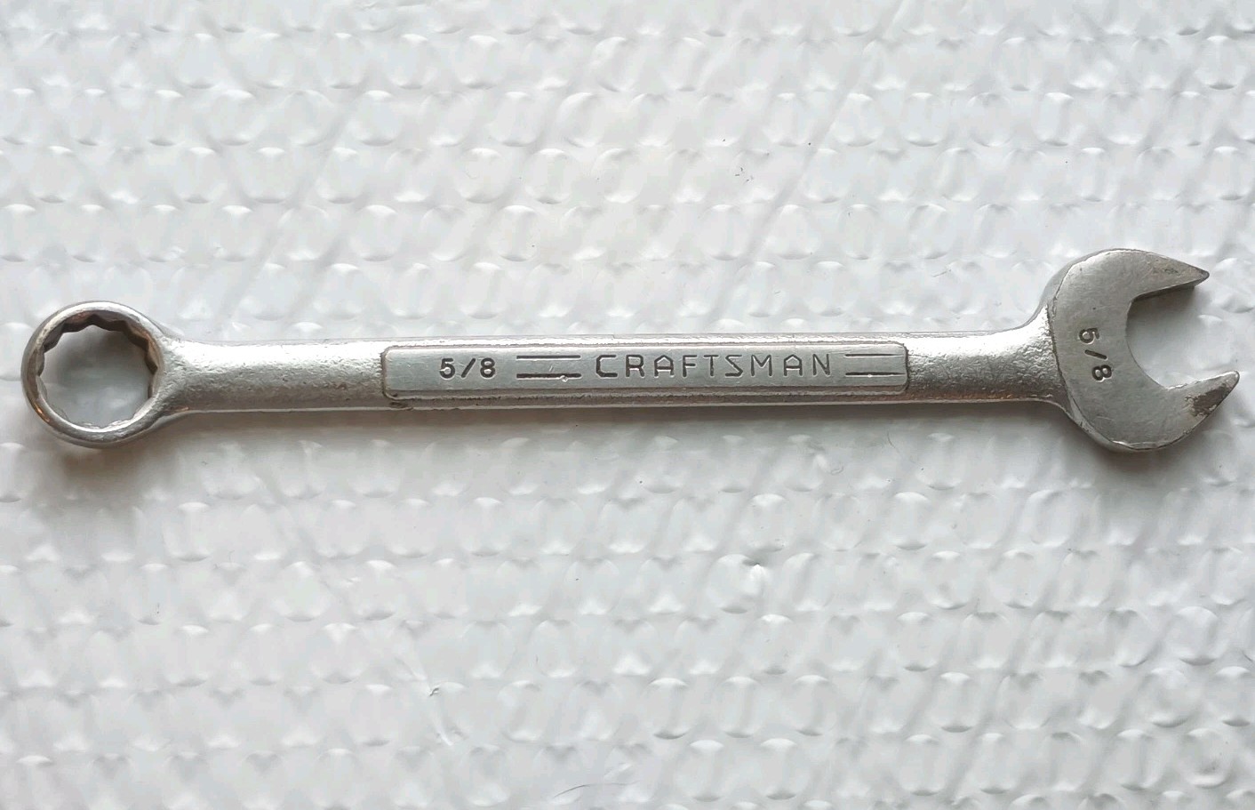 CRAFTSMAN TOOLS USA V, 5/8″ COMBINATION WRENCH, 7.75″ LONG, 12 POINT.