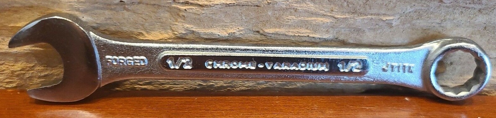 Forged Chrome Vanadium 1/2″ Open End Combination Wrench Made in India 5.5″