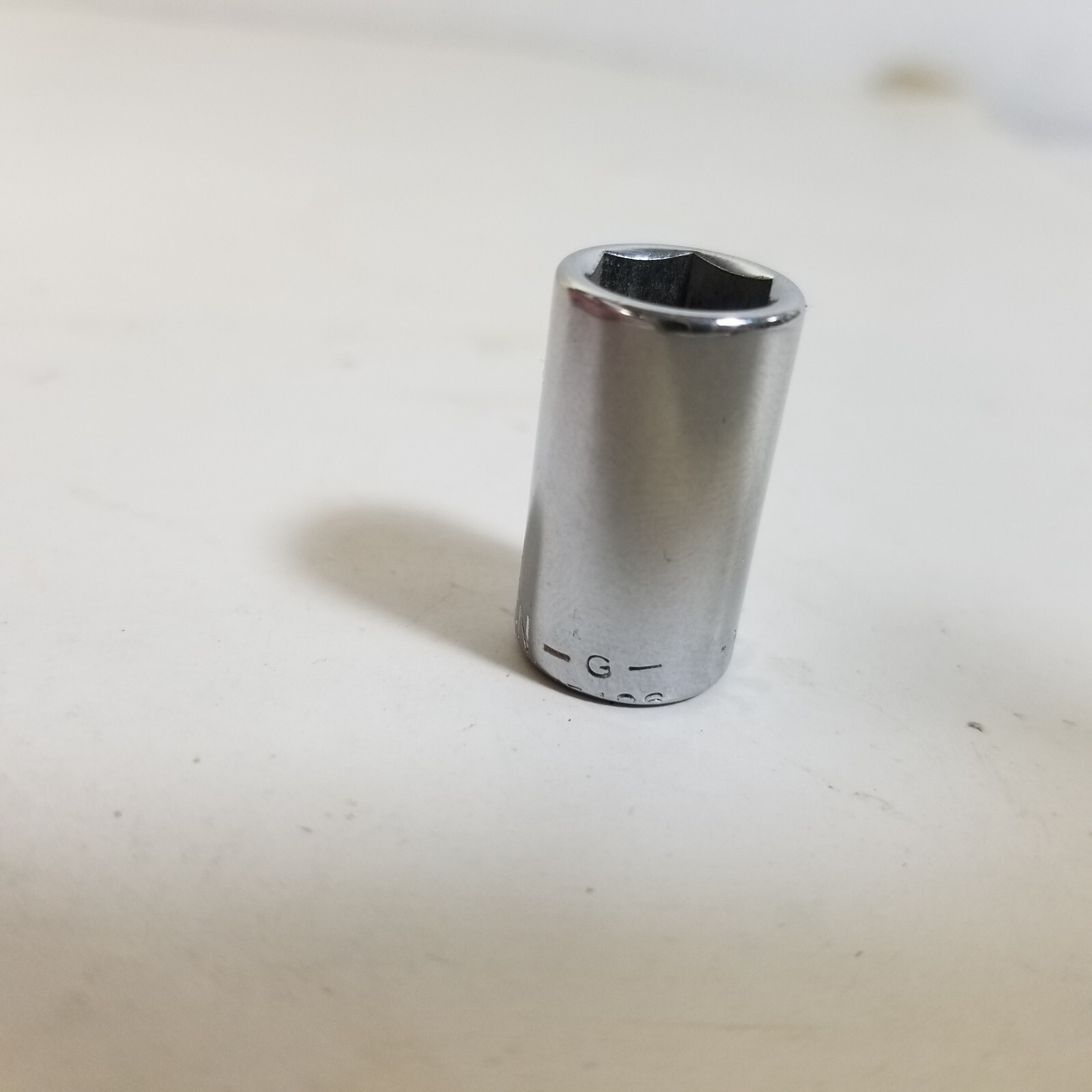 Craftsman USA 11/32″ 6 Point 1/4″ Drive Shallow Socket G Series MISPRINT