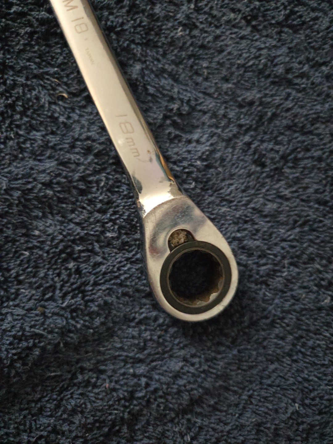 Blue Point Tools BOERM 18 mm Reversible Ratcheting Combination Combo Wrench Tool