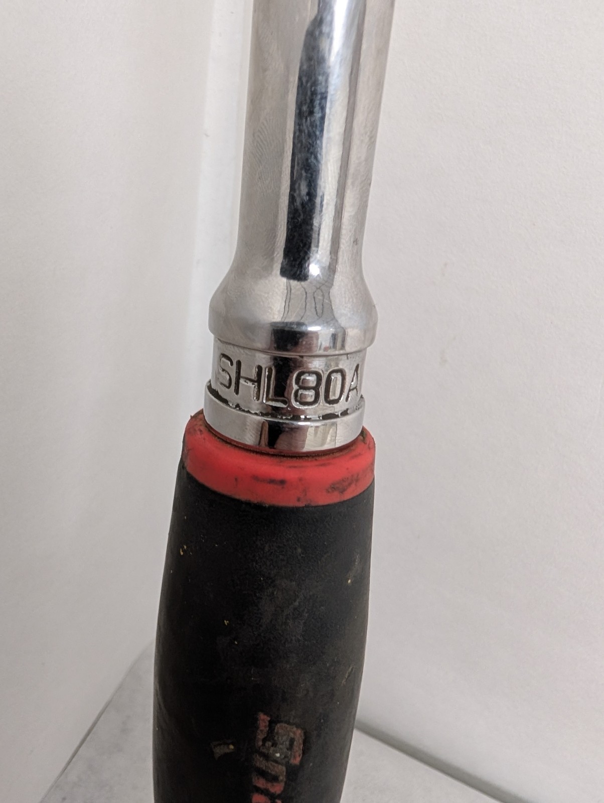 Snap-on FHLF80A 3/8″ Drive Long Flex Head Ratchet Red Soft Grip USA Dual 80