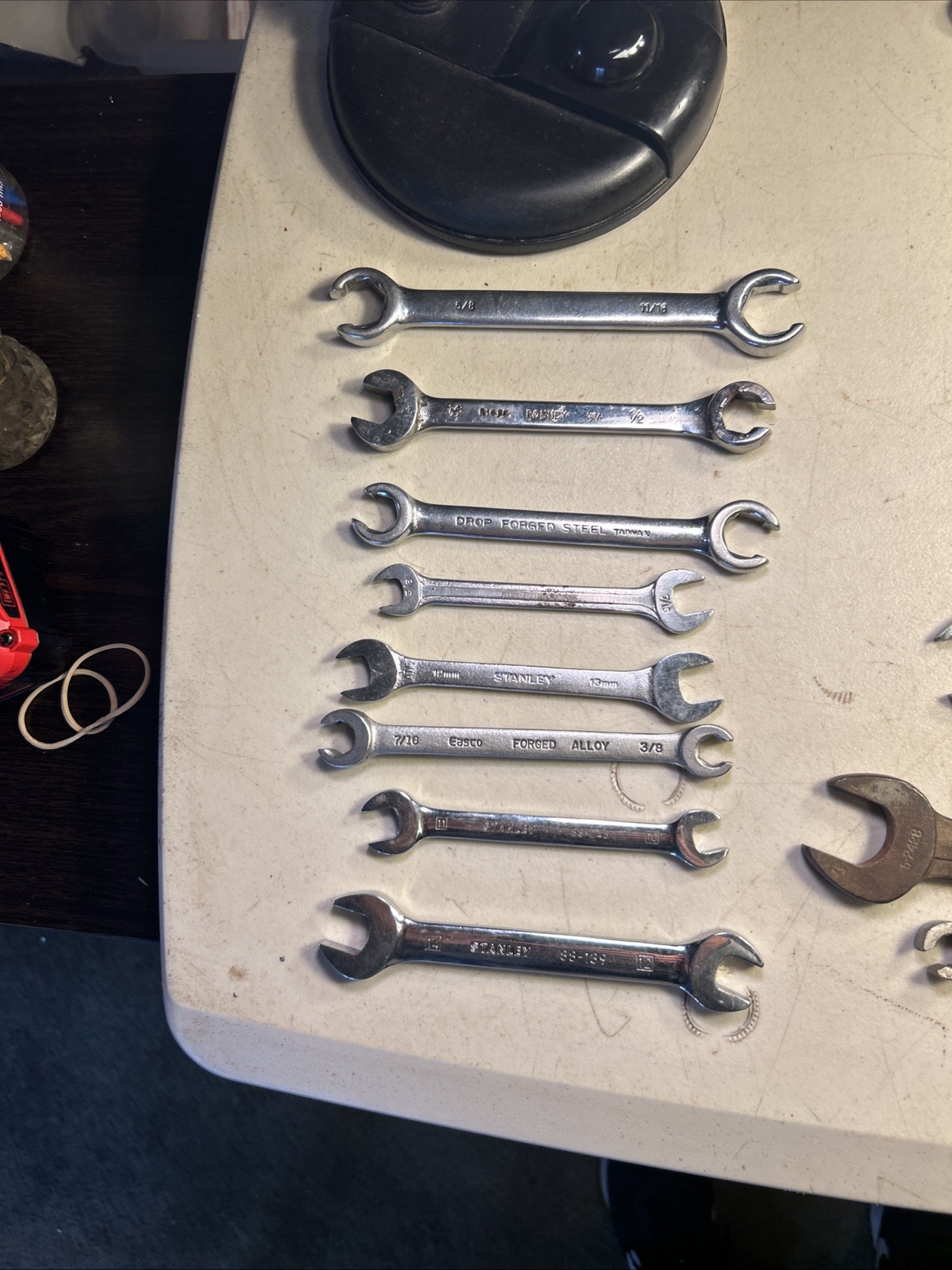 Assorted Lot Of 32 Wrenches METRIC & SAE Combination , Double Open , Flare Nut