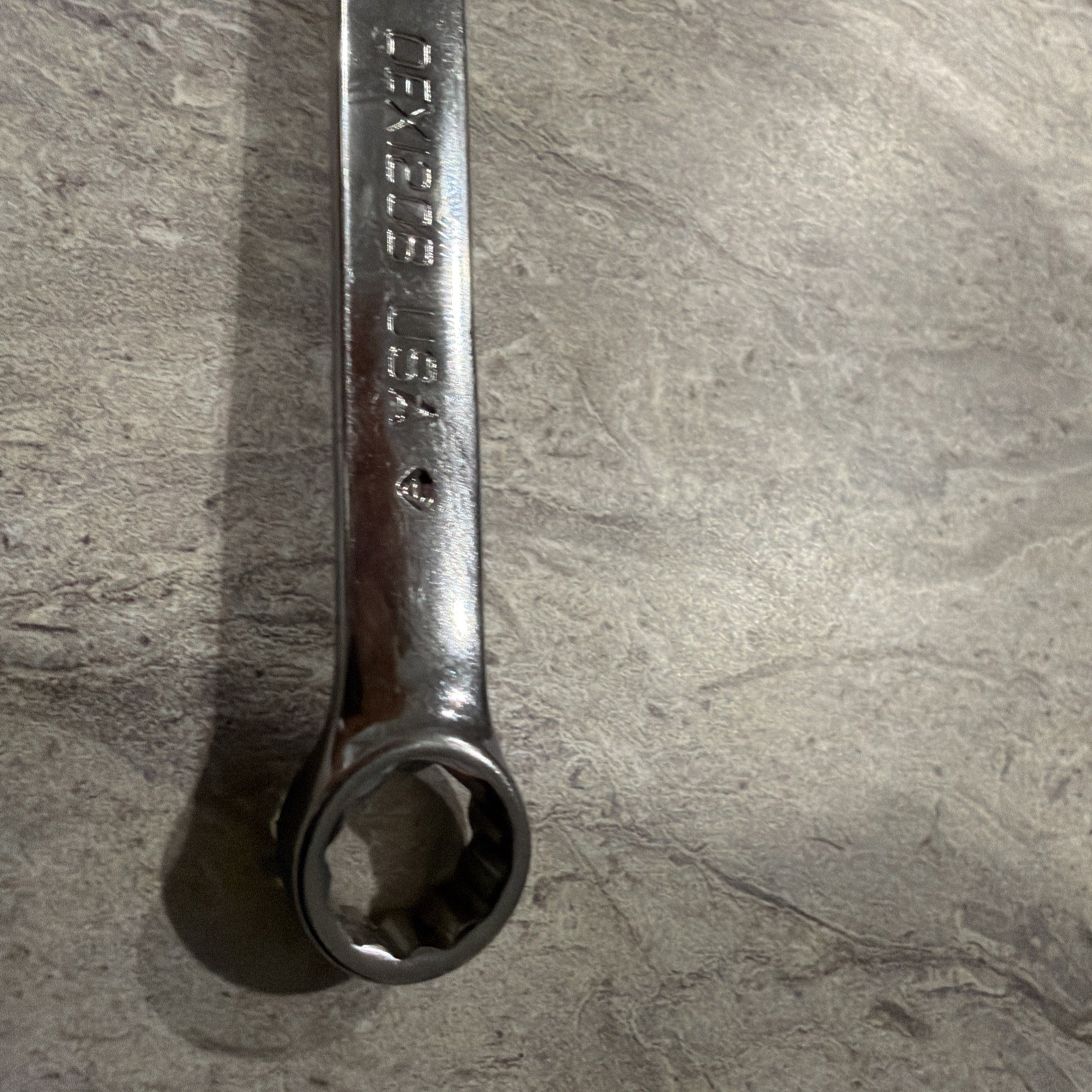 Snap On Tools Open End Combination Short Wrench 3/8”, OEX120B, 12pt, New Logo