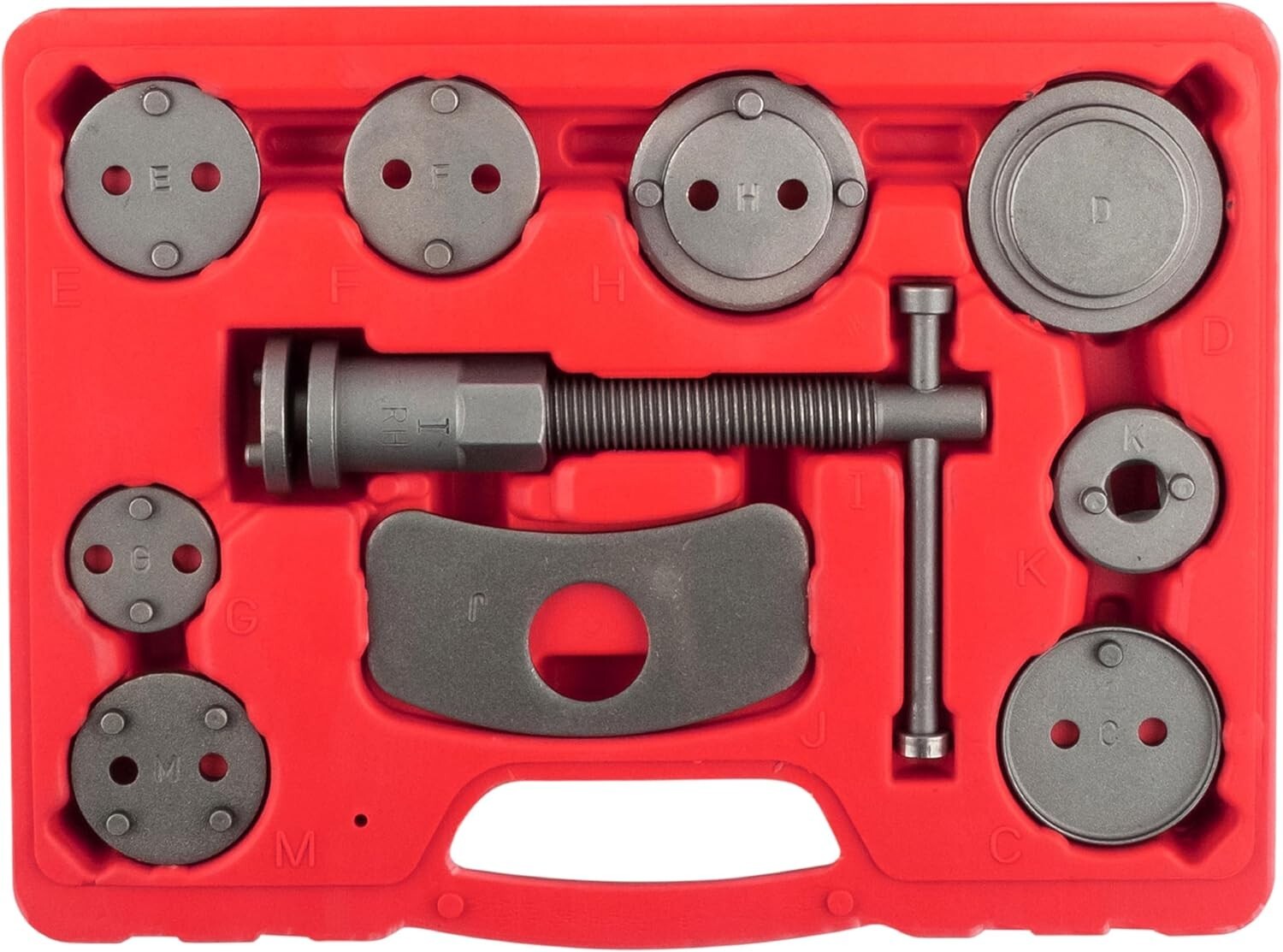 Universal Front and Rear Brake Caliper Tool Set – 11 Adapters for Most Cars